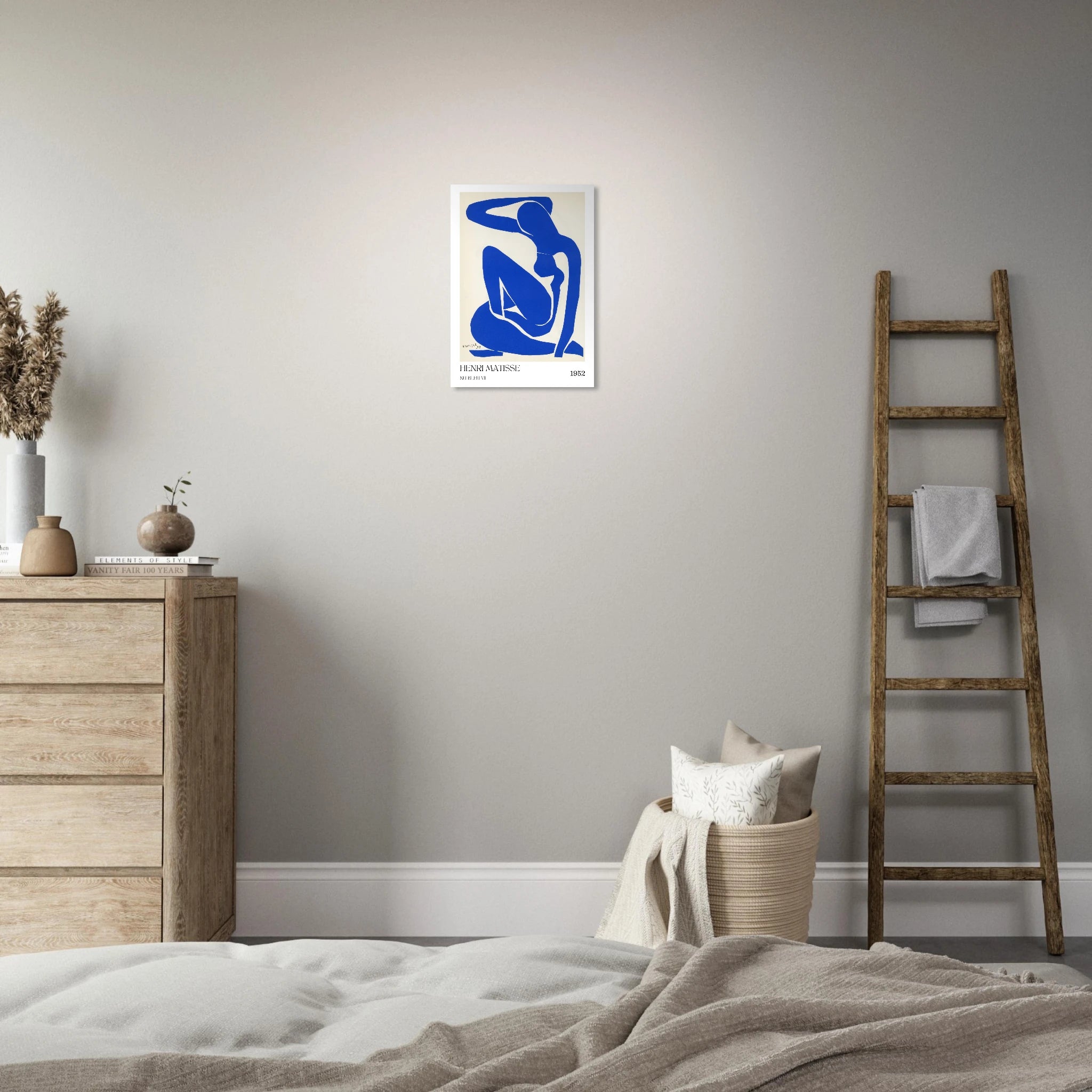 Nu bleu VI Poster - Calda Design Studio