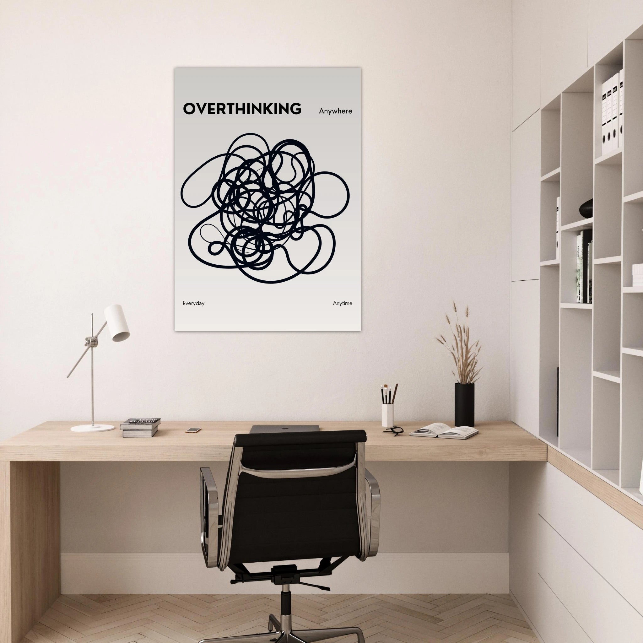 Overthinking Poster - Calda Design Studio