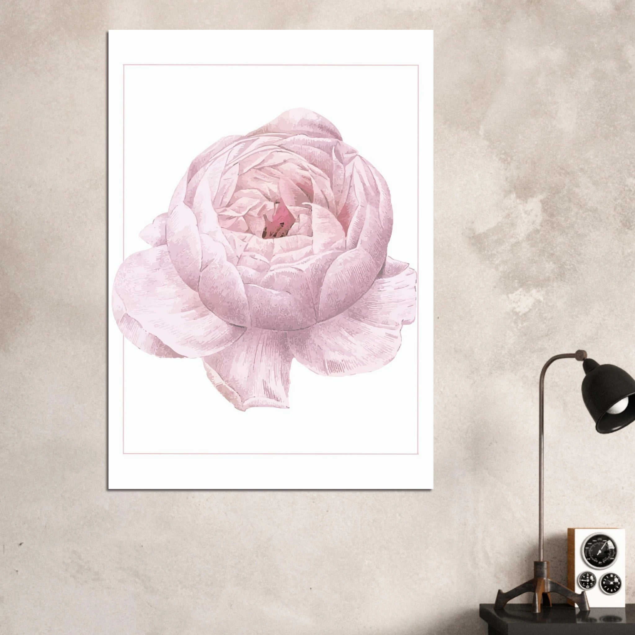 Rose Flower Poster - Calda Design Studio