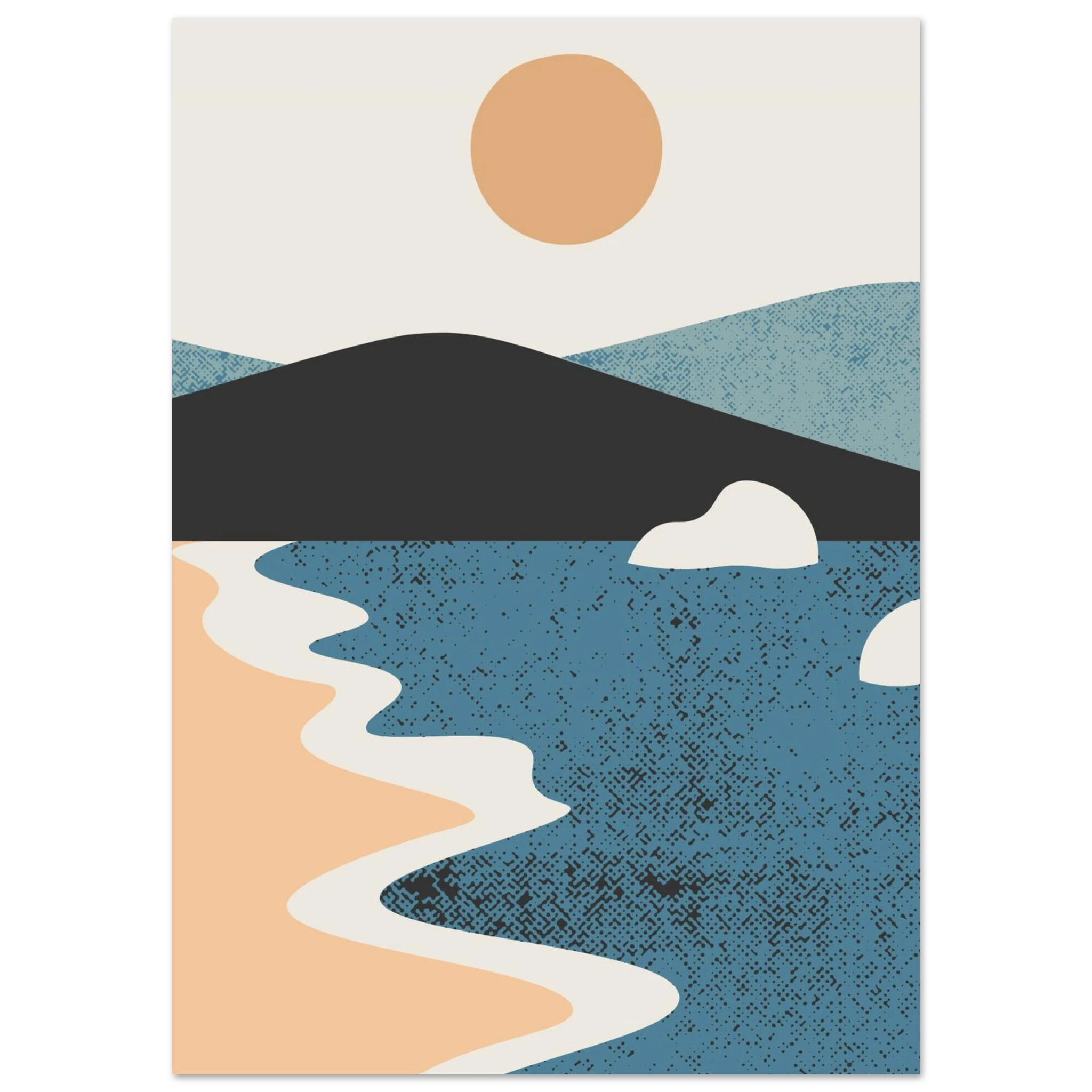 Beach day Poster - Calda Design Studio