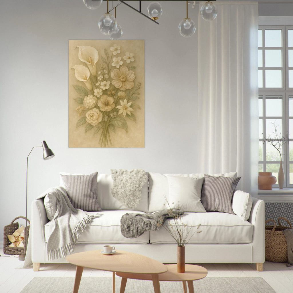 Soft Floral Arrangment Poster - Calda Design Studio