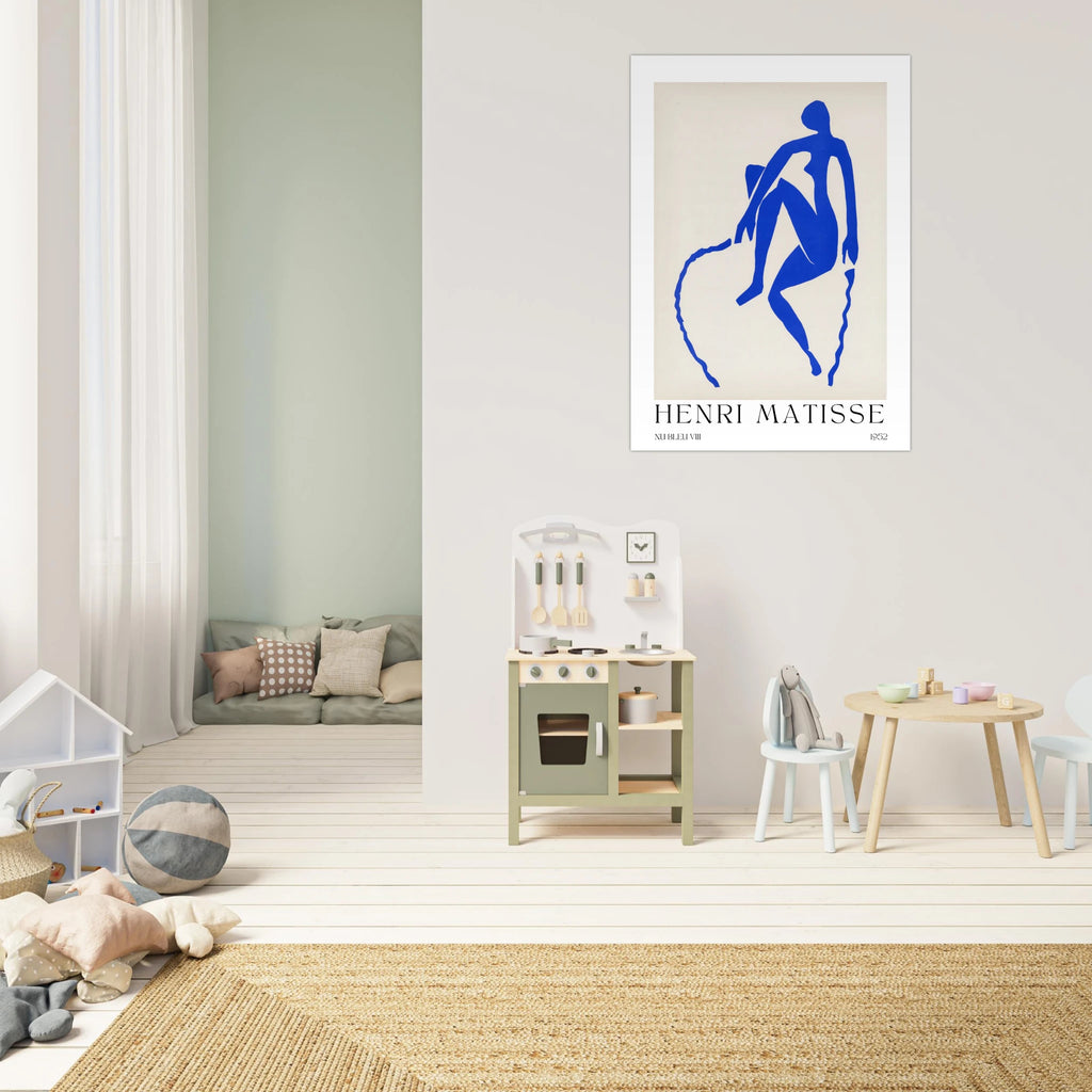 Nu bleu VIII Poster - Calda Design Studio
