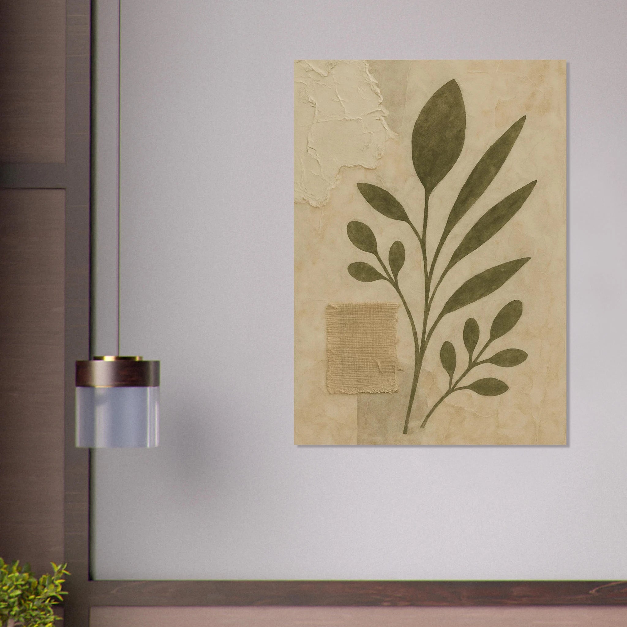 Green leaf Poster - Calda Design Studio