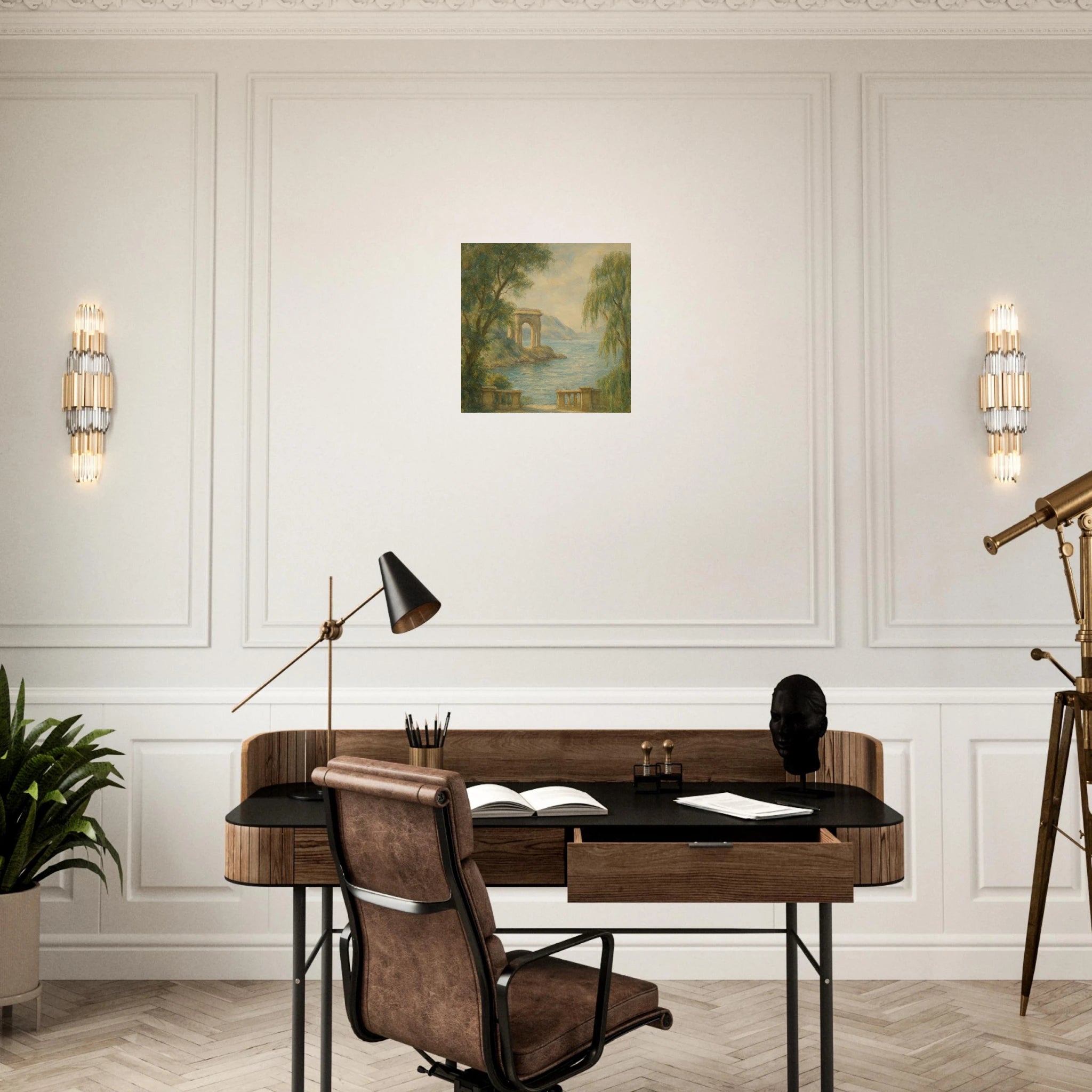 Costal Archway and Serenity Poster - Calda Design Studio