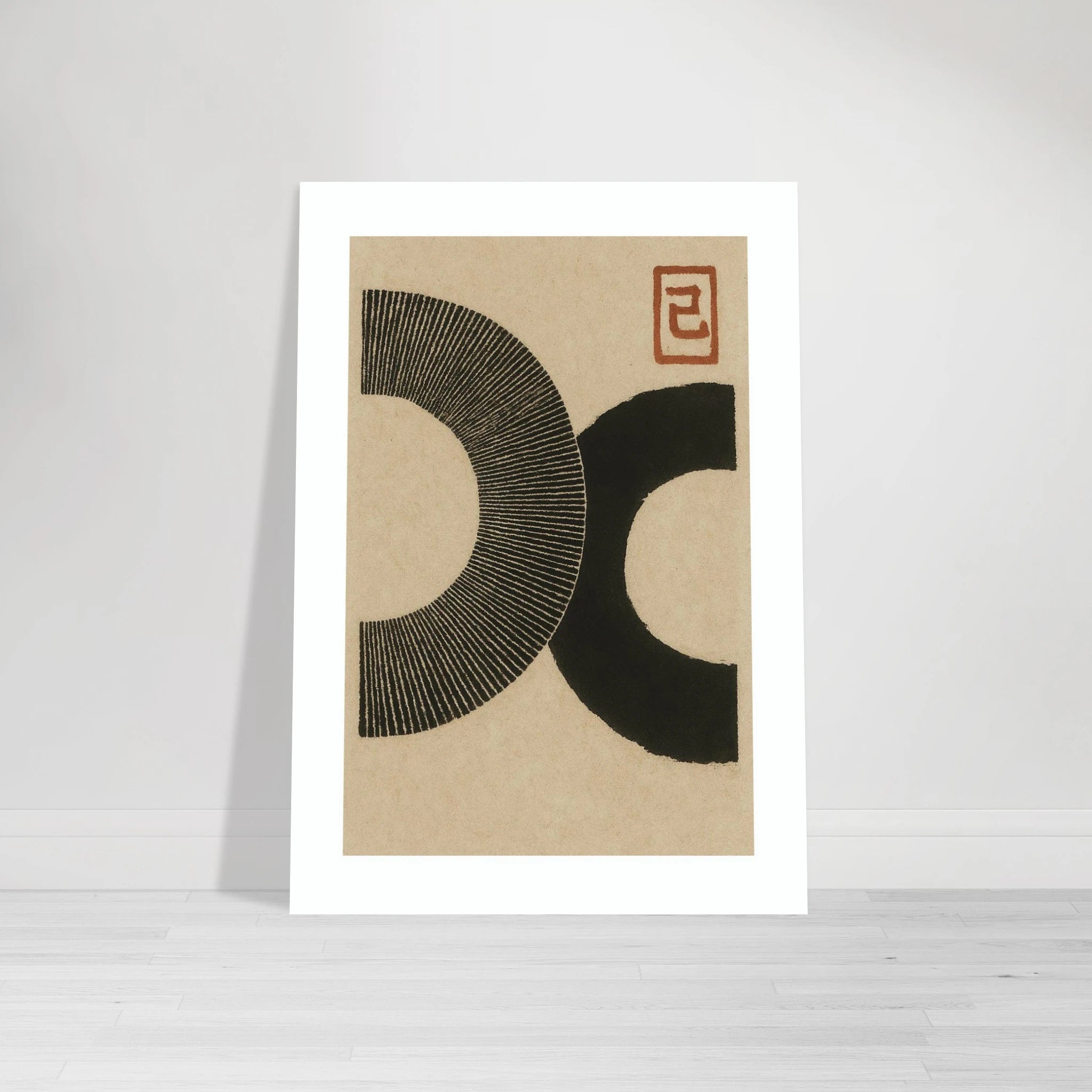 Black Circles Poster - Calda Design Studio