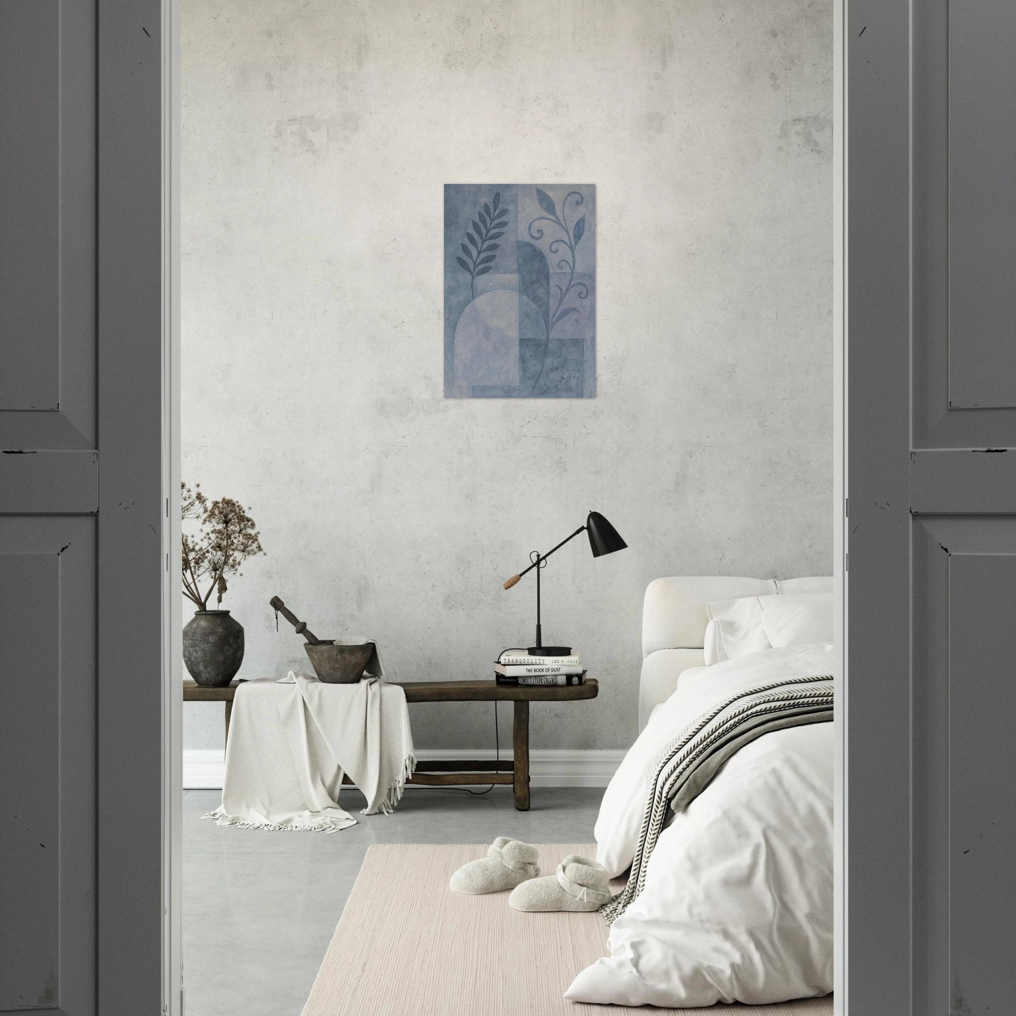 Morning blue Poster - Calda Design Studio