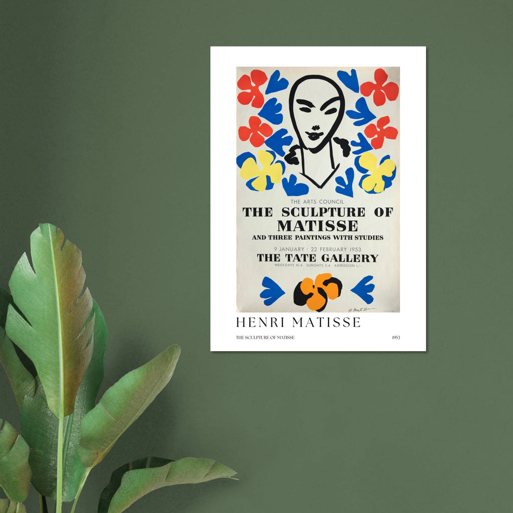 The sculpture of Matisse Poster - Calda Design Studio