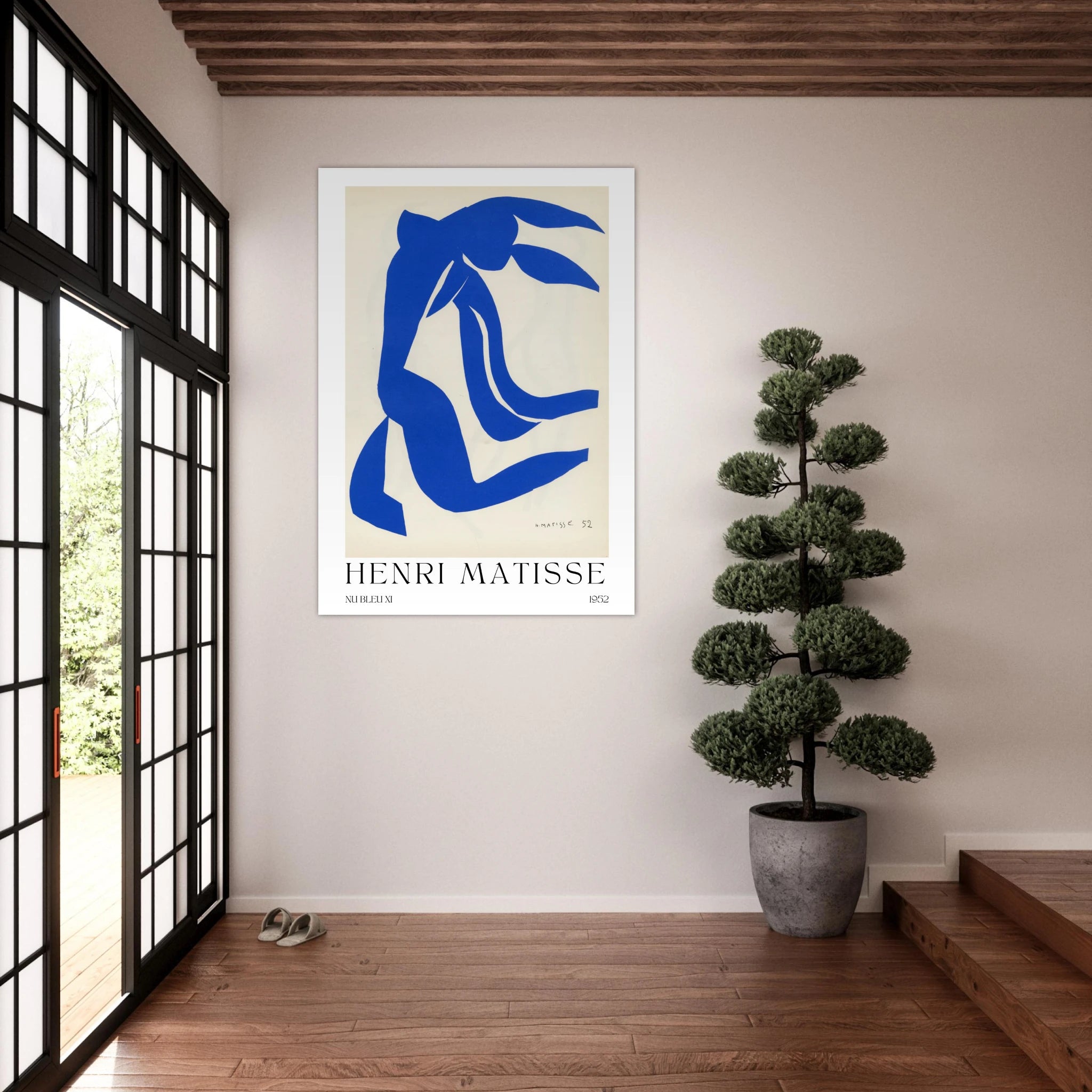 Nu bleu XI Poster - Calda Design Studio