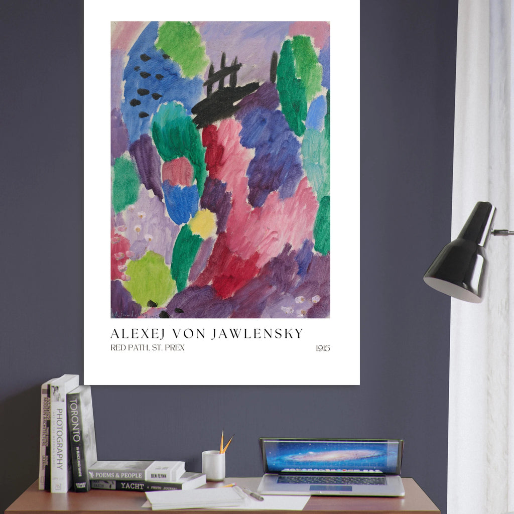 Red path, st. prex Poster - Calda Design Studio