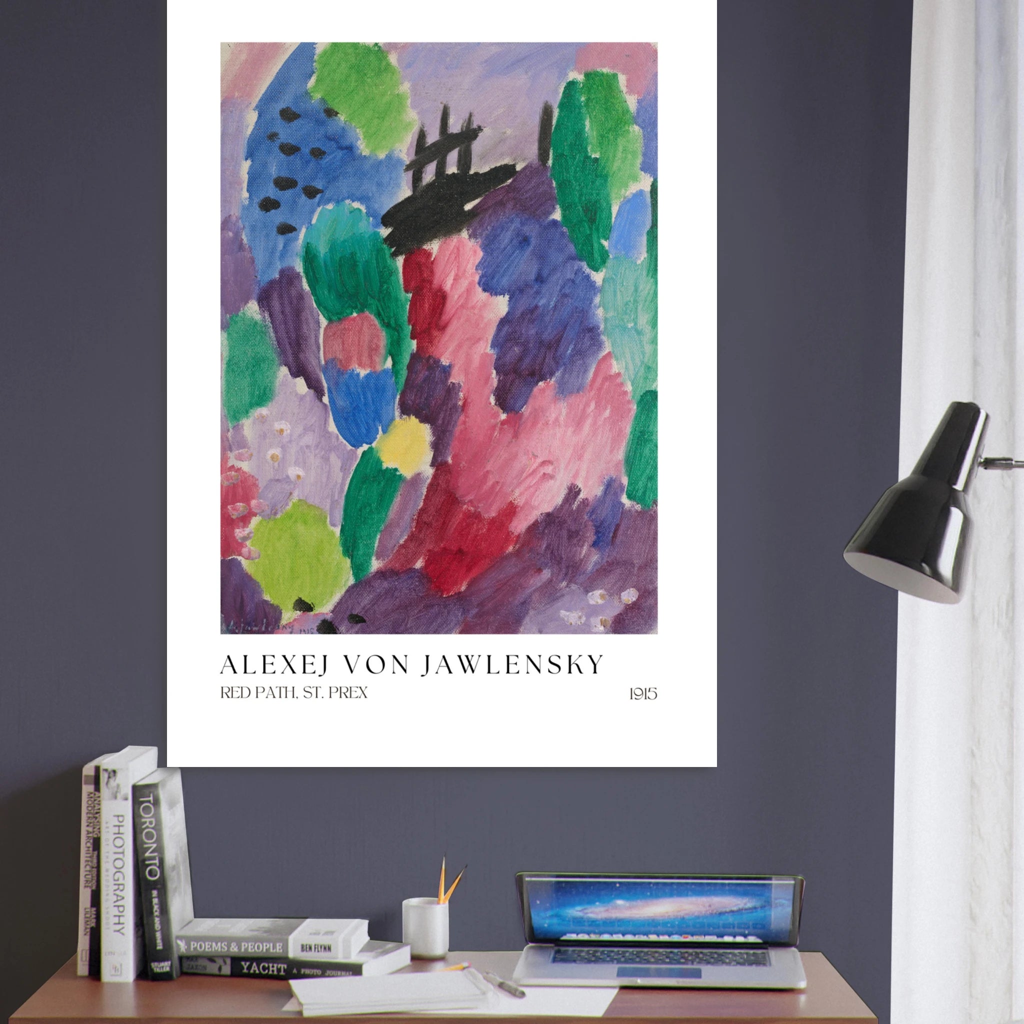 Red path, st. prex Poster - Calda Design Studio