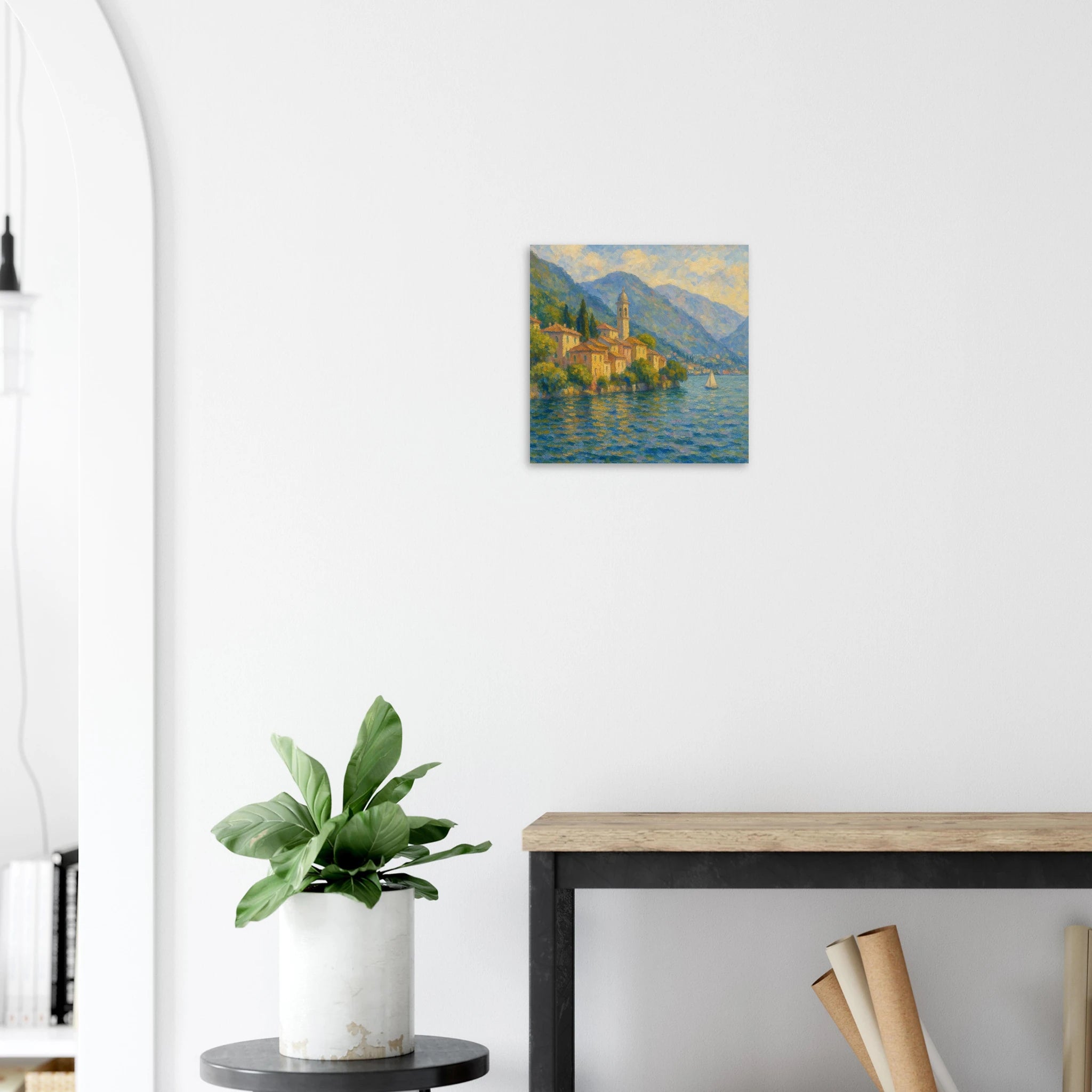 Lakeside Village Poster - Calda Design Studio