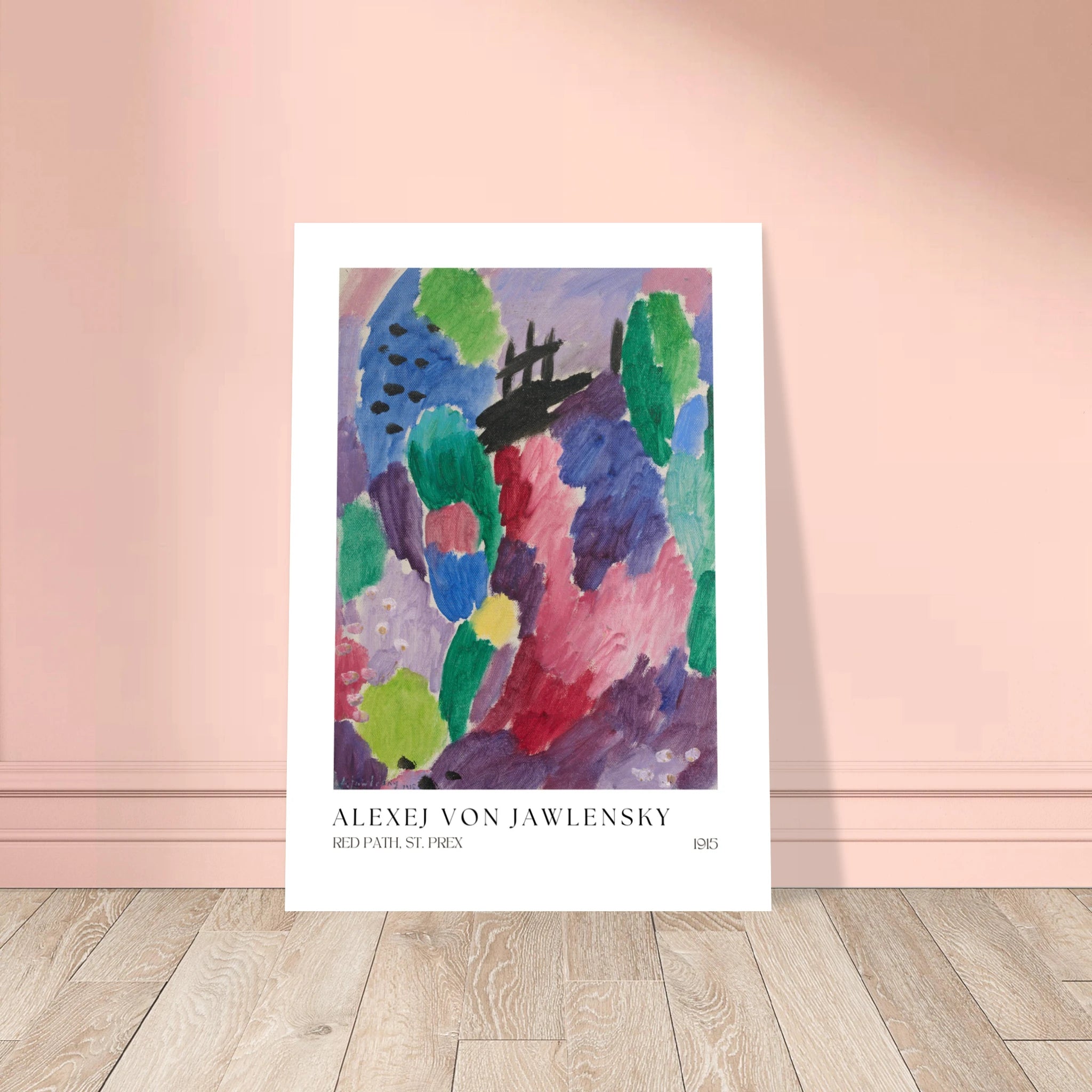 Red path, st. prex Poster - Calda Design Studio