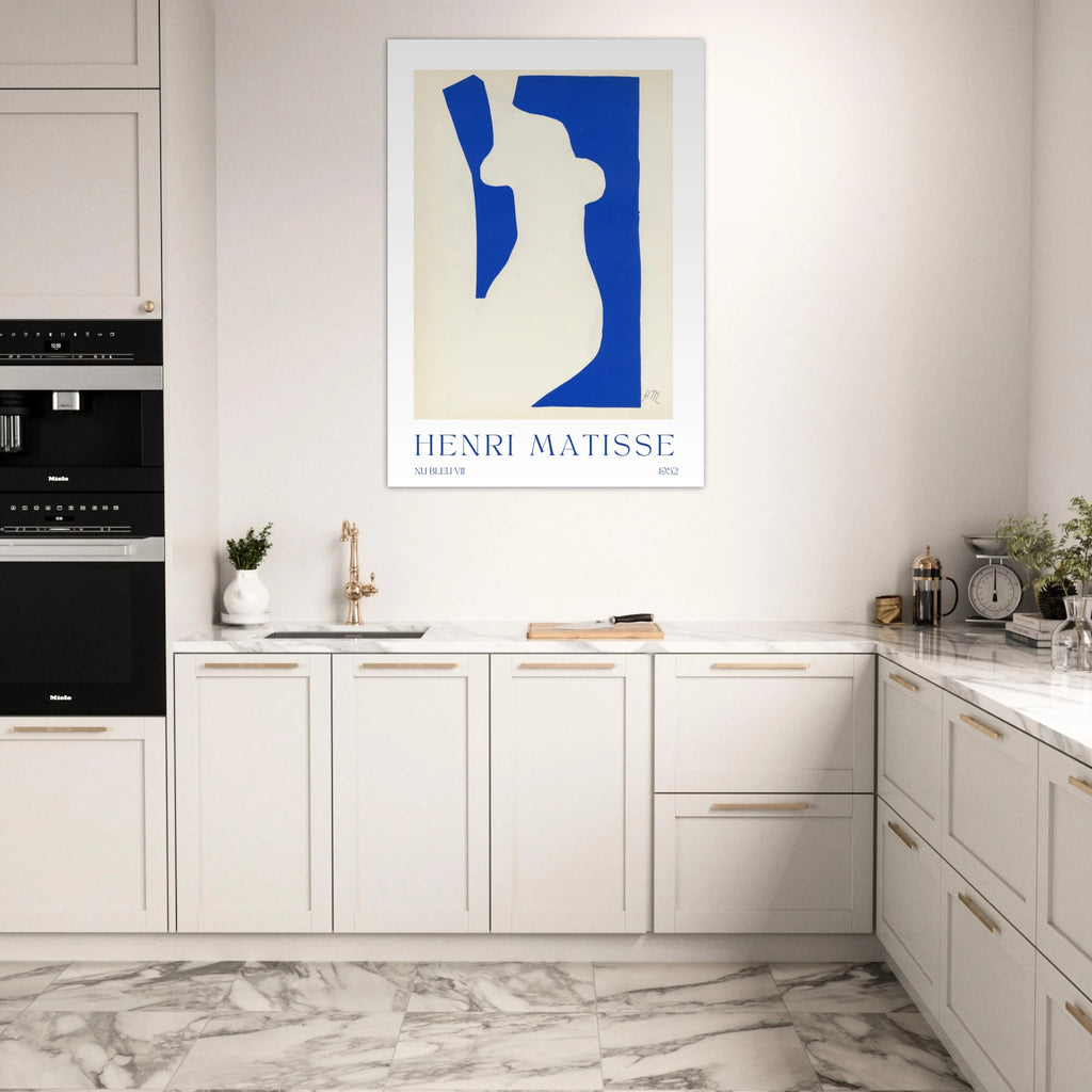 Nu bleu VII Poster - Calda Design Studio