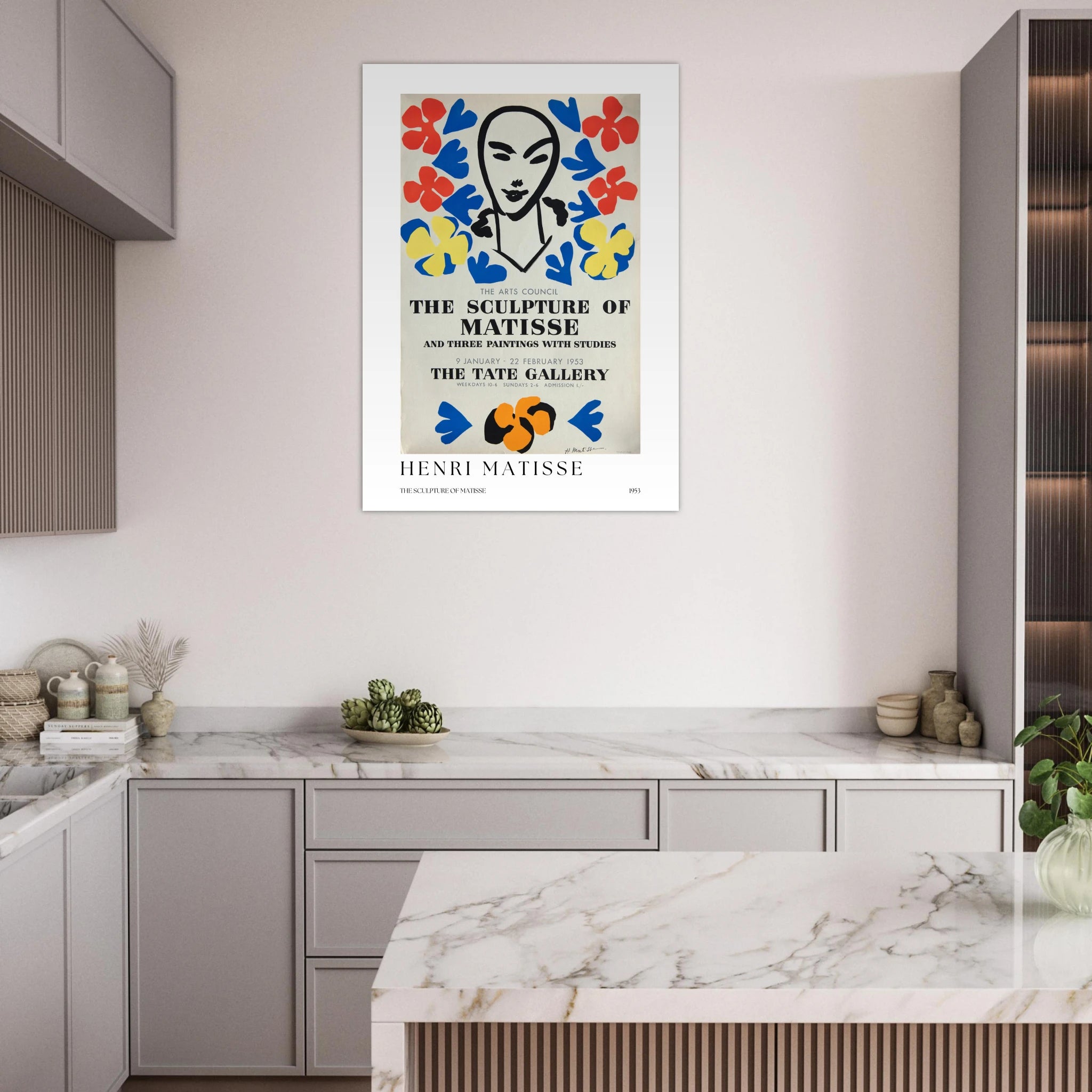 The sculpture of Matisse Poster - Calda Design Studio