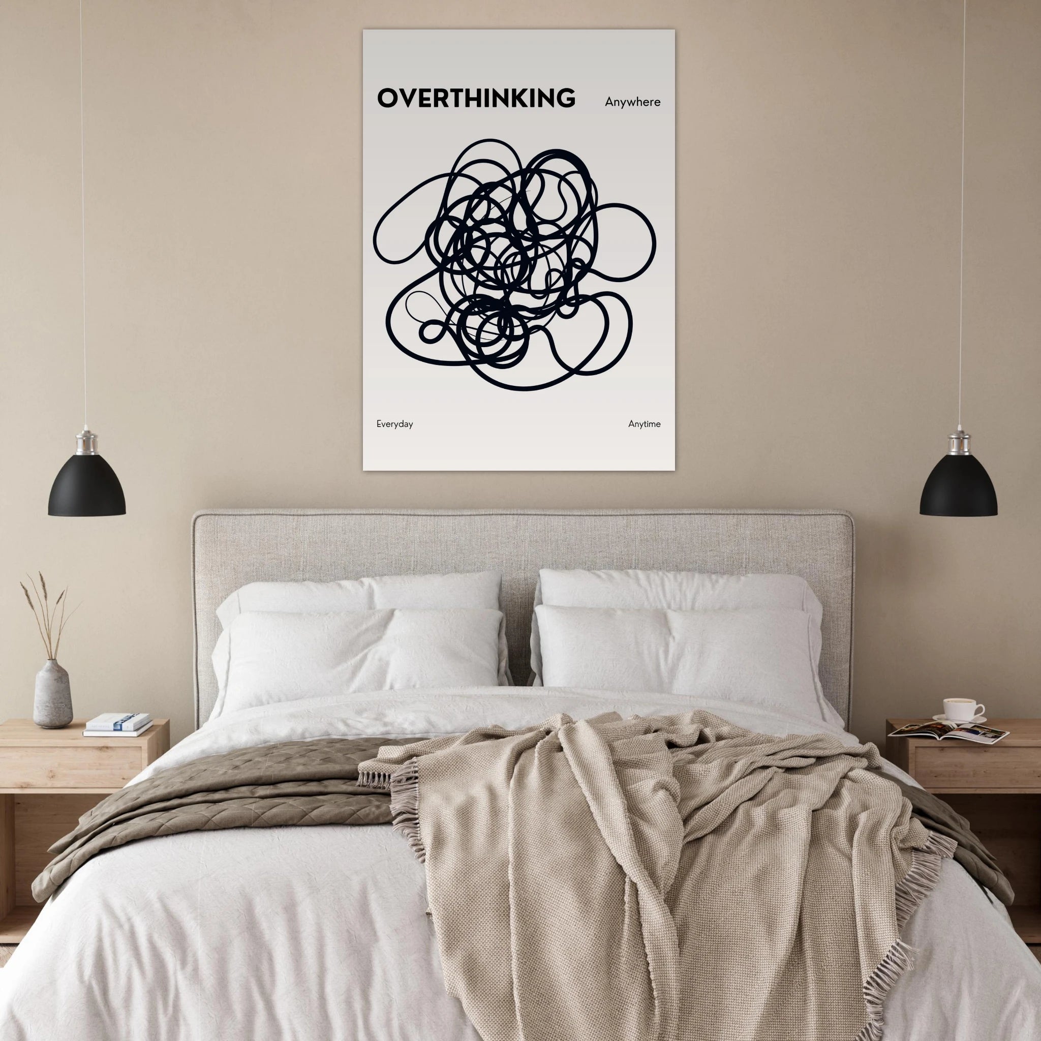 Overthinking Poster - Calda Design Studio
