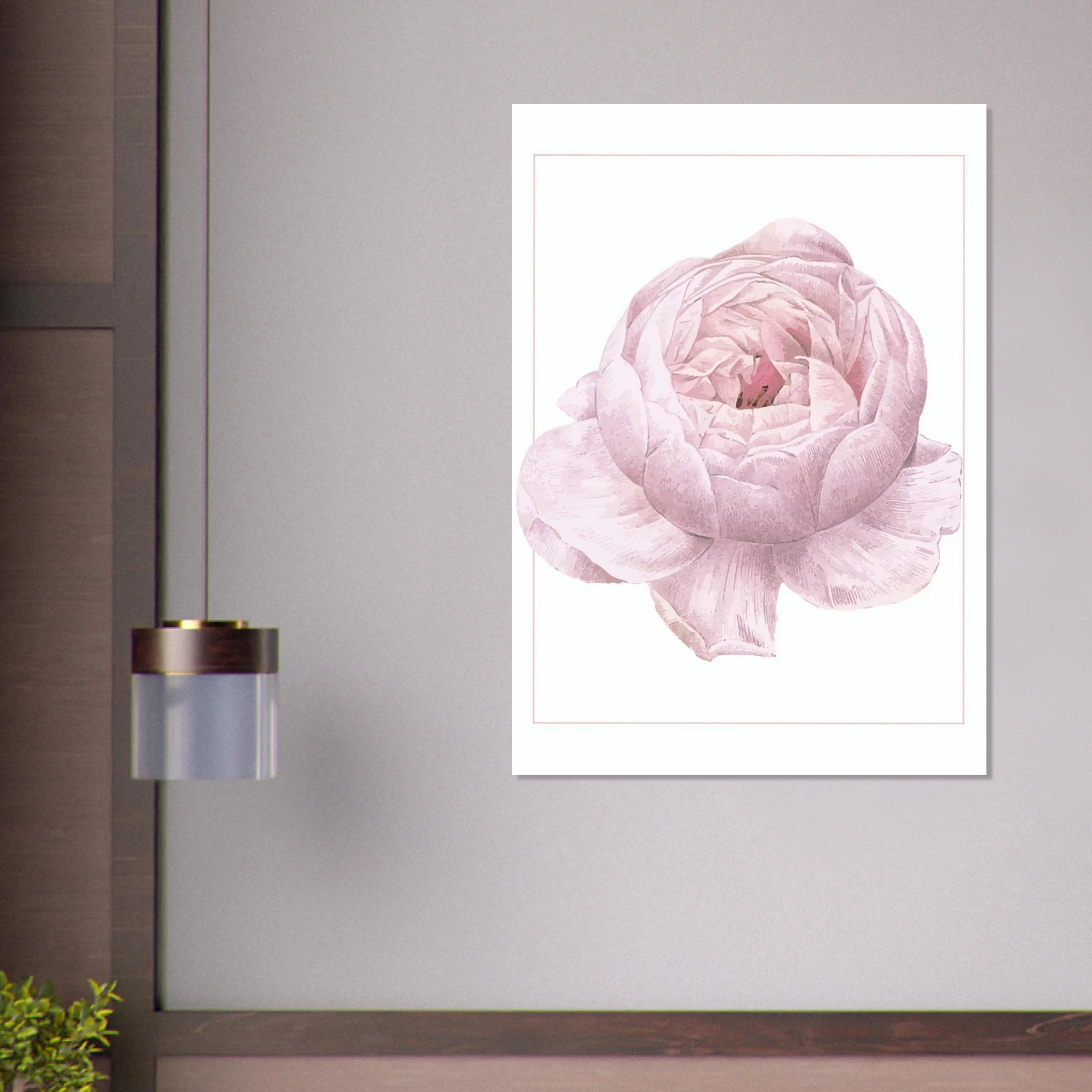 Rose Flower Poster - Calda Design Studio