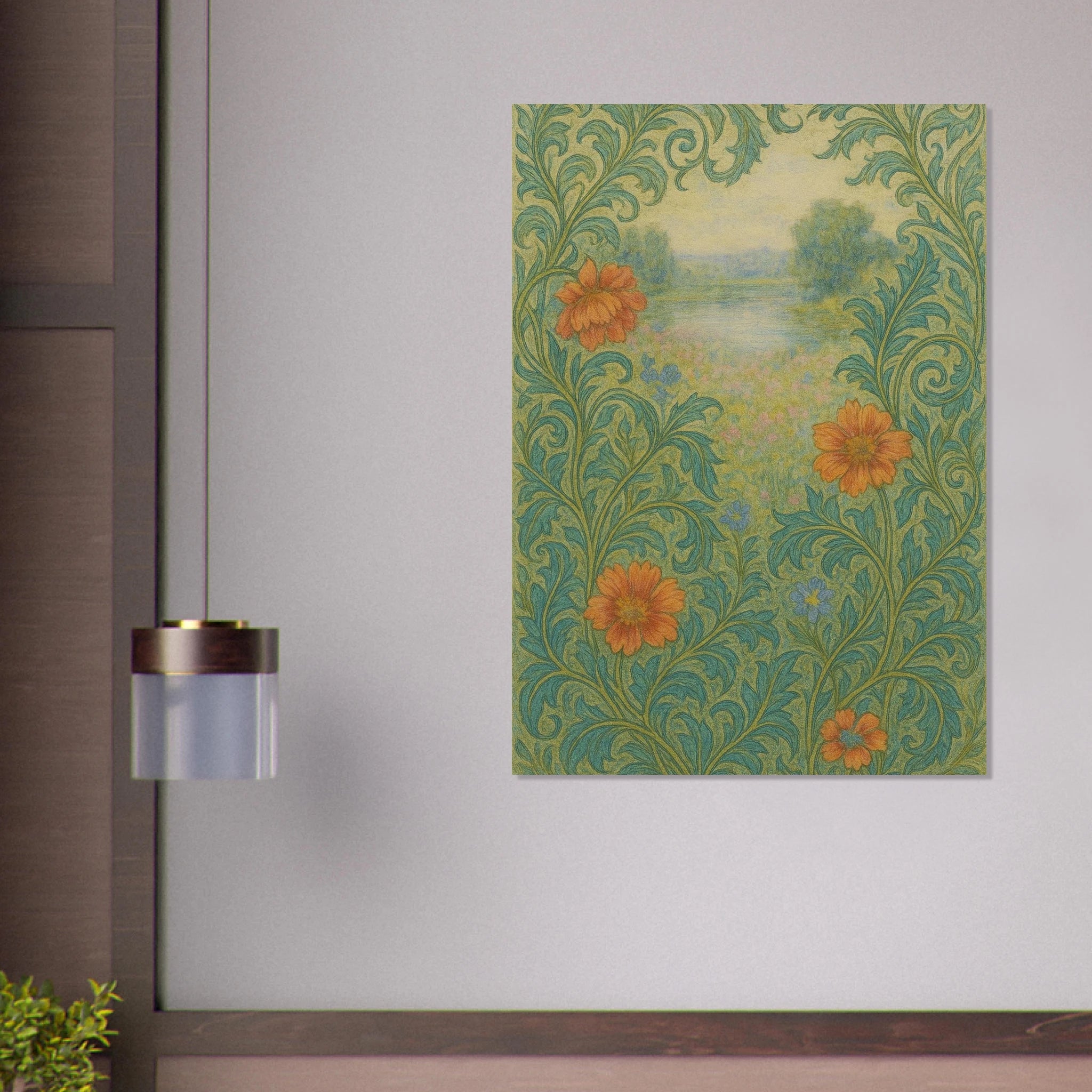 Impressionist Garden Poster - Calda Design Studio