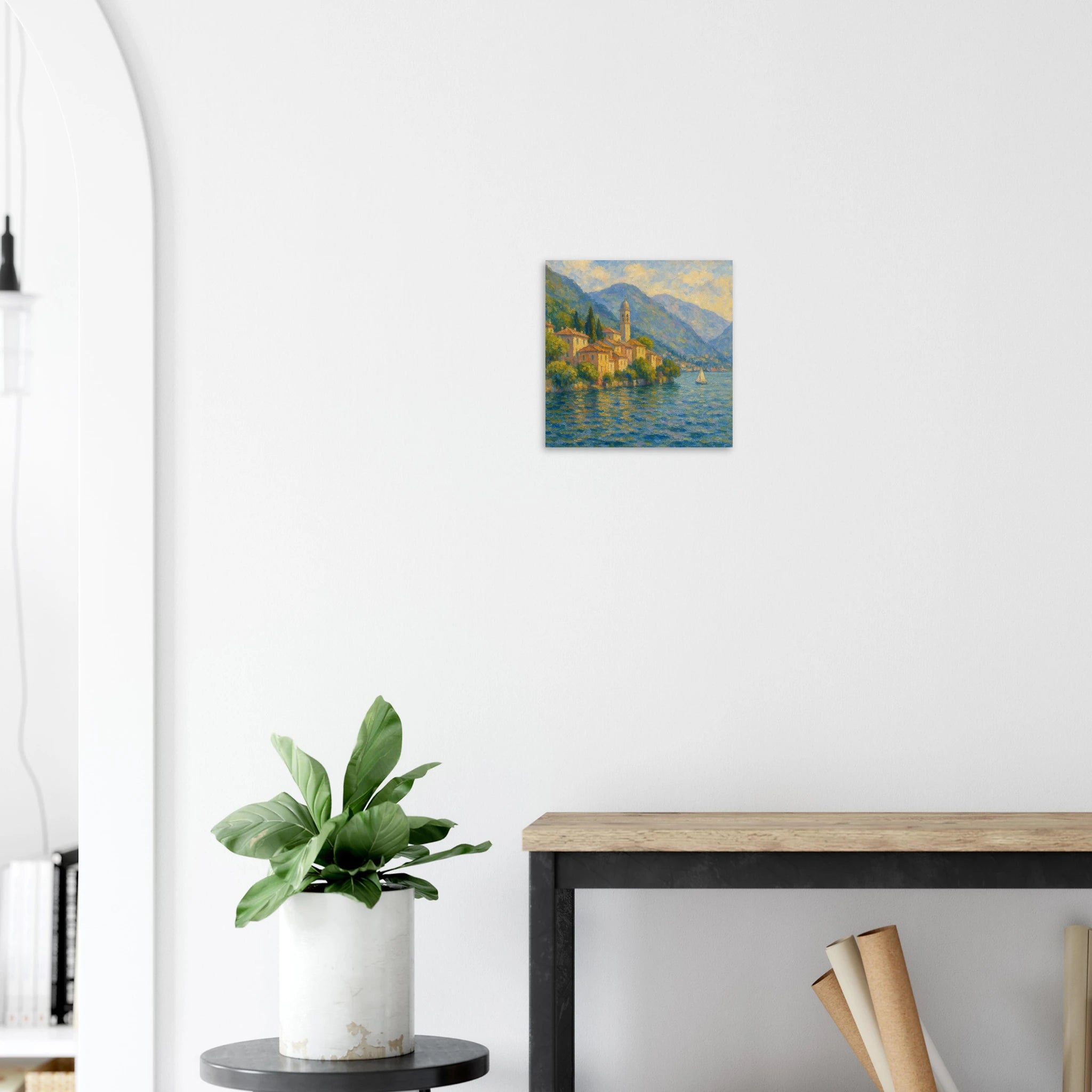 Lakeside Village Poster - Calda Design Studio