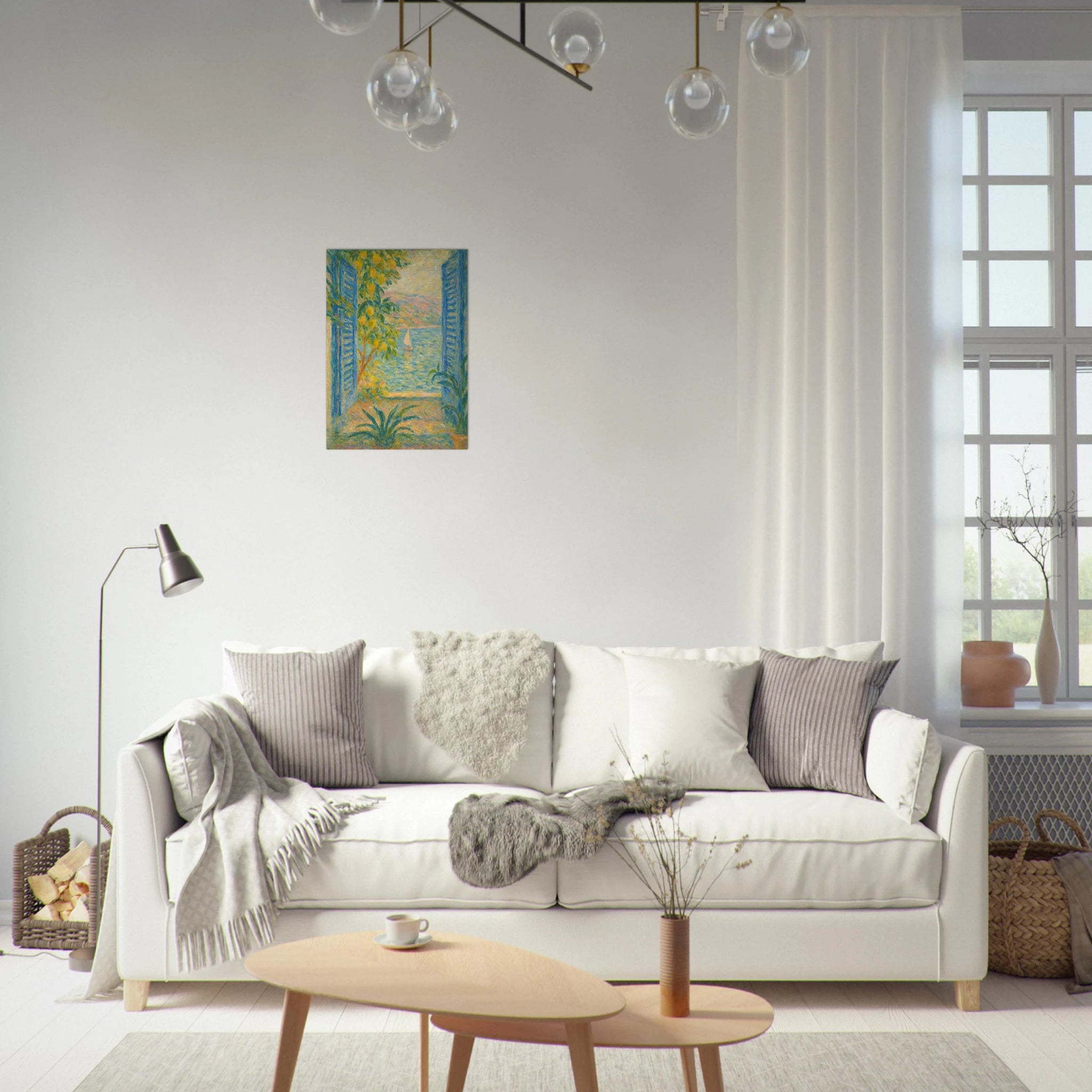 Mediterranean Seascape Poster - Calda Design Studio