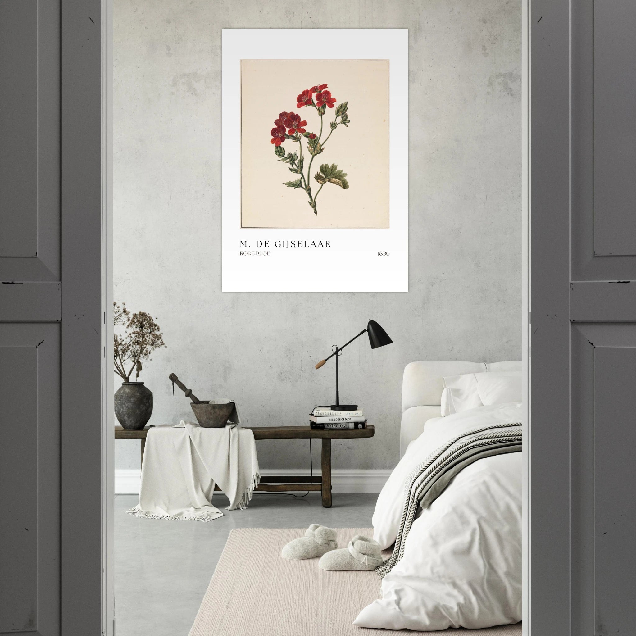 Rode Bloe Poster - Calda Design Studio