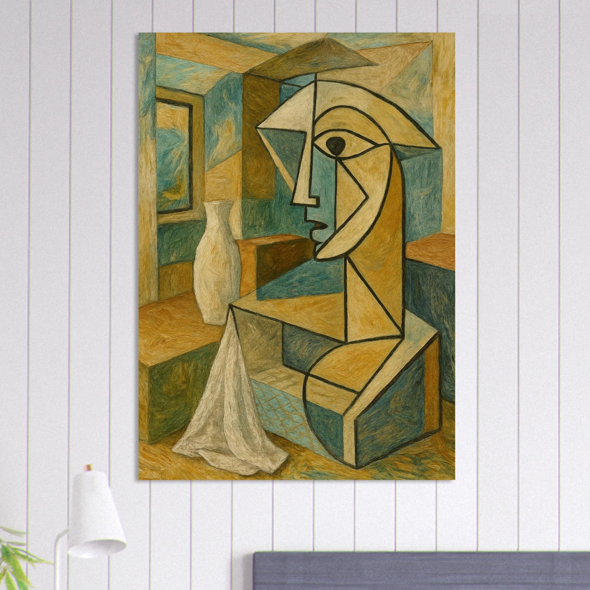 Abstract Geometric Expression Poster - Calda Design Studio