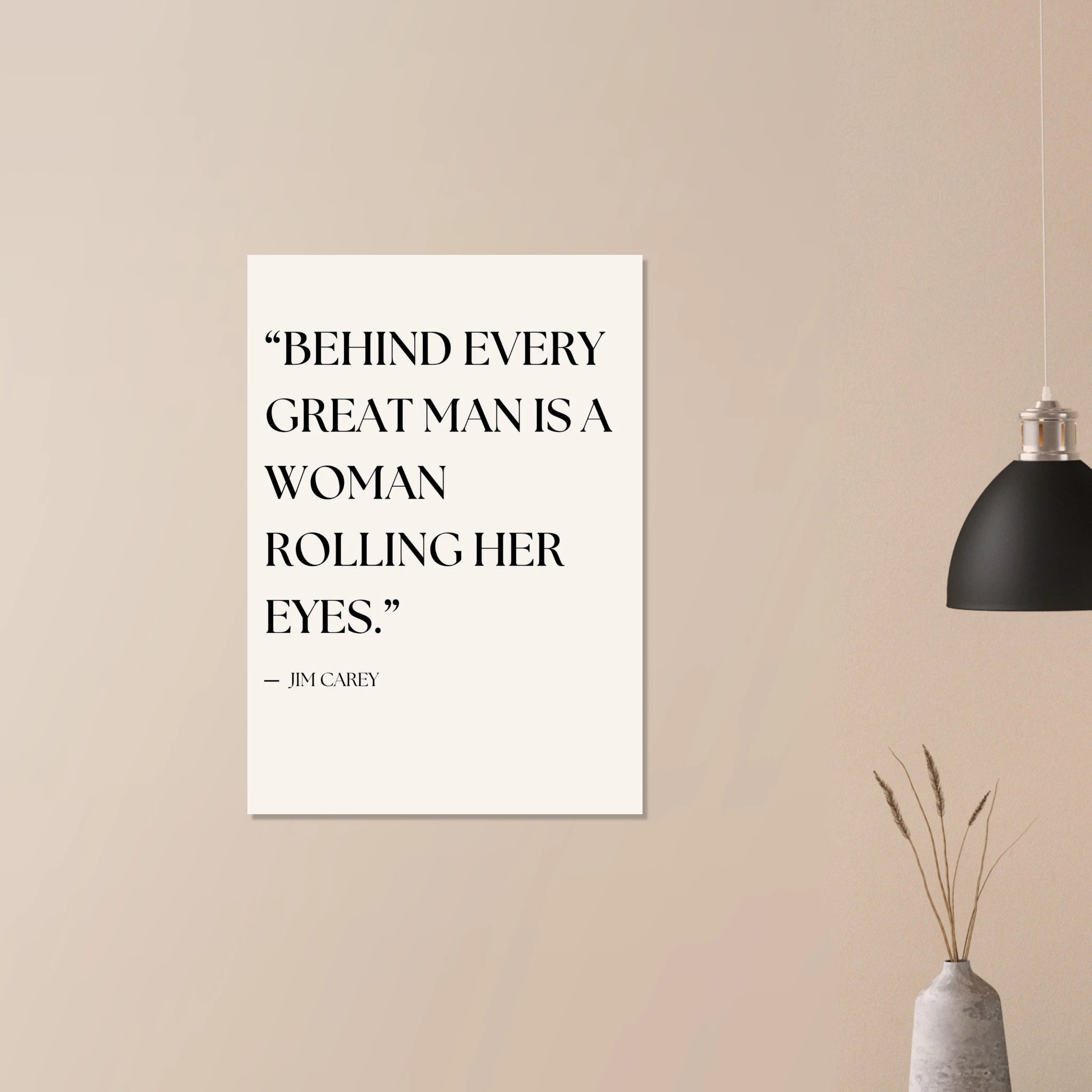 Great Man Poster - Calda Design Studio