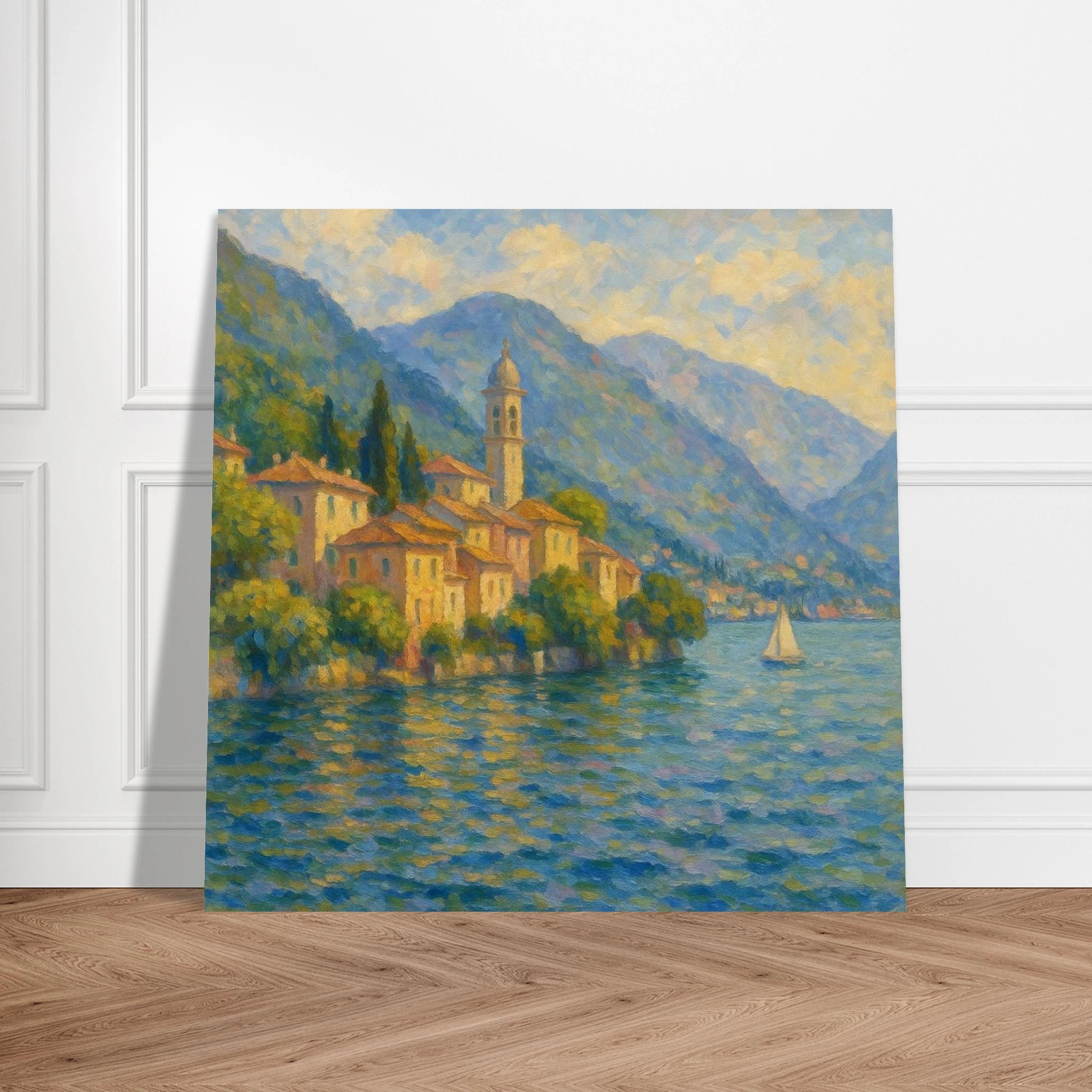 Lakeside Village Poster - Calda Design Studio
