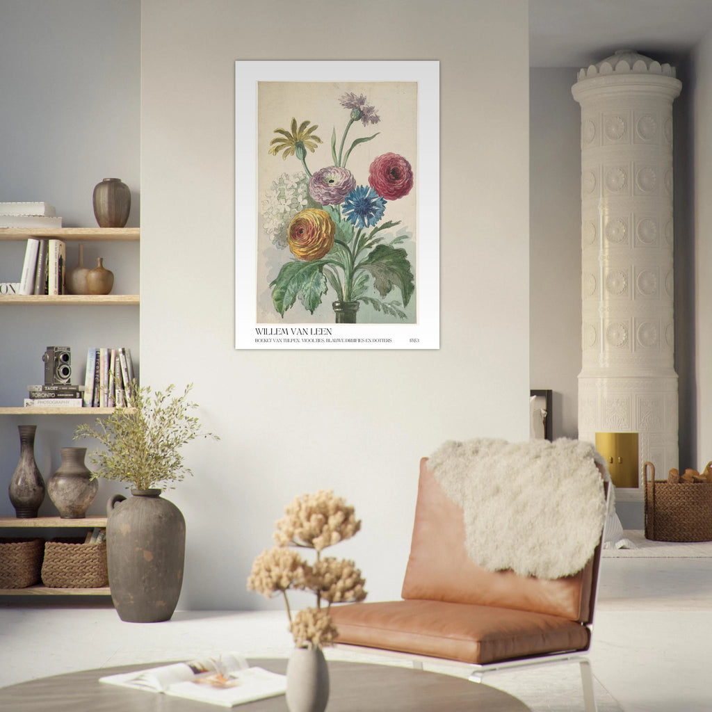 Boeket van Tulpen Poster - Calda Design Studio