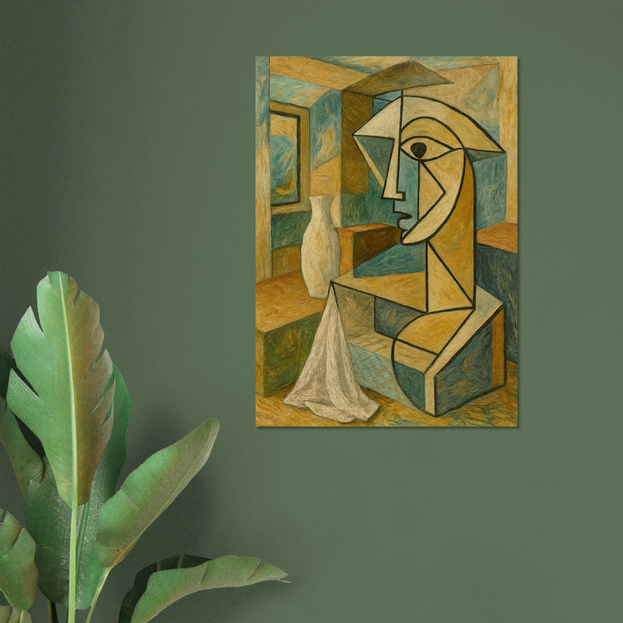 Abstract Geometric Expression Poster - Calda Design Studio