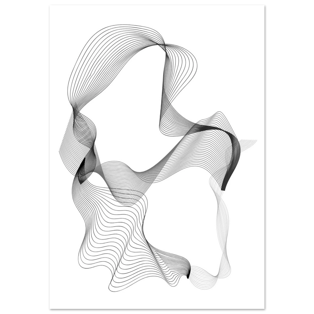 Woman with Scarf Poster - Calda Design Studio