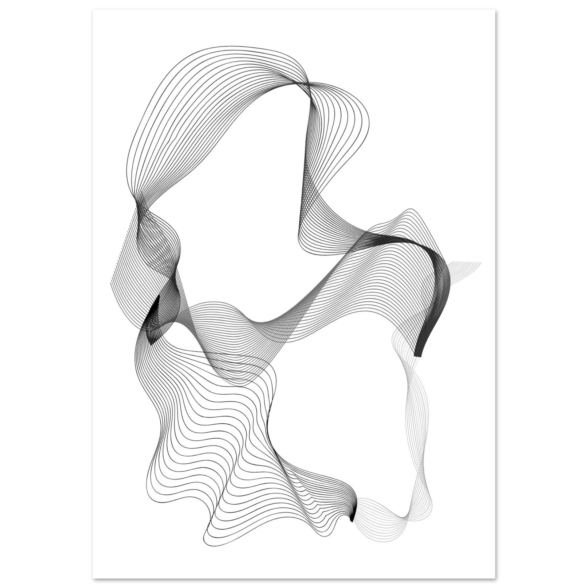 Woman with Scarf Poster - Calda Design Studio