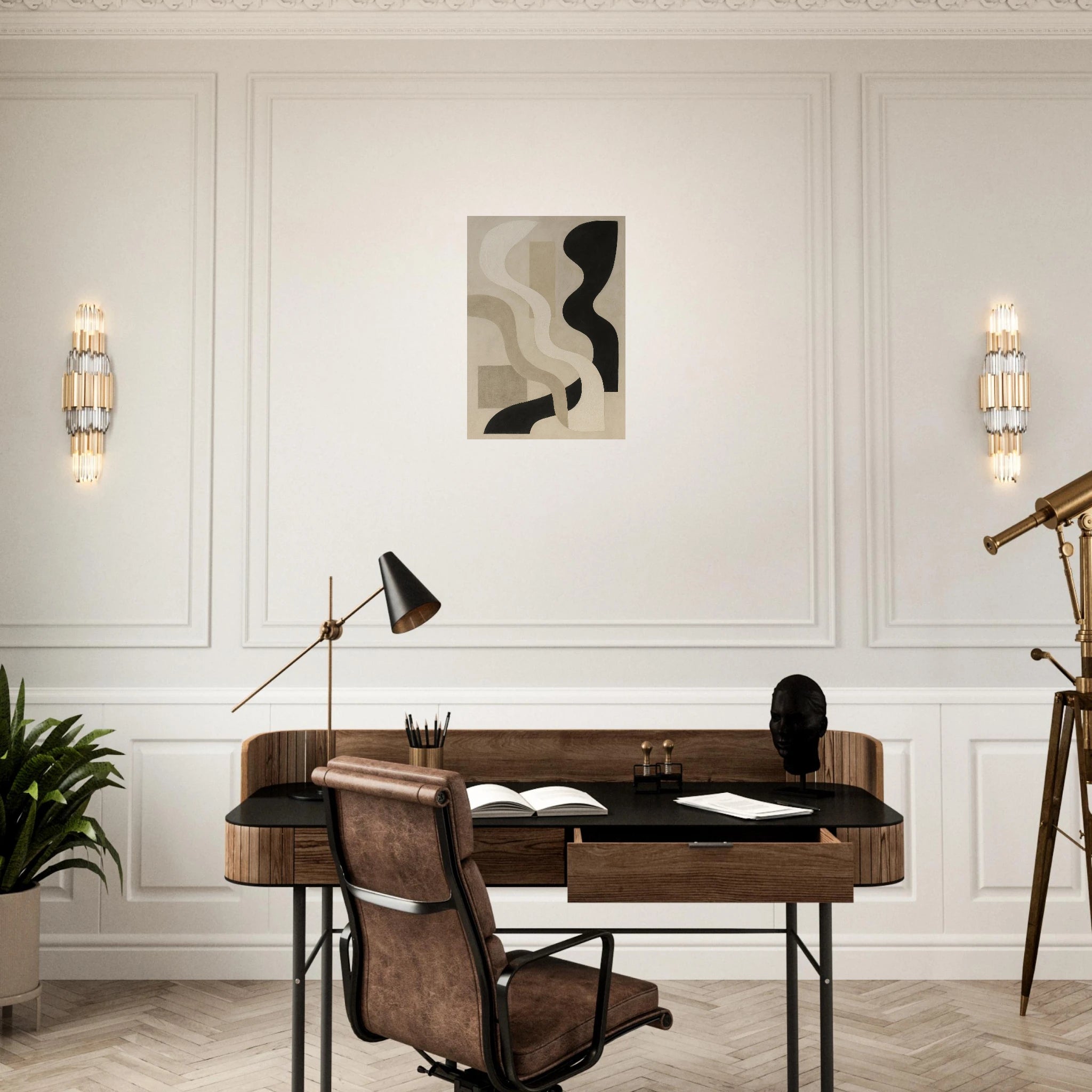 Wavy Structure Poster - Calda Design Studio