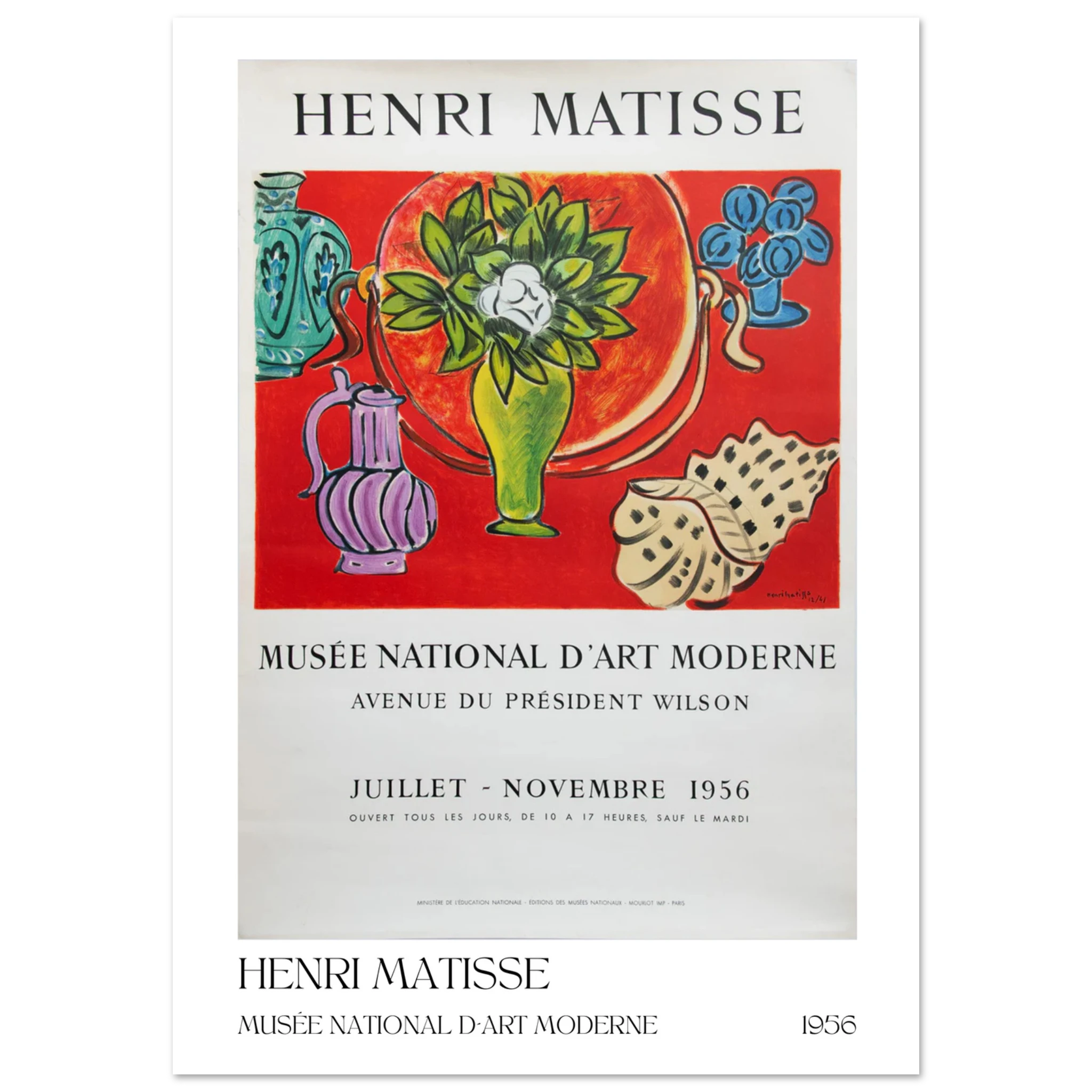 Musée National D´Art Moderne Poster - Calda Design Studio