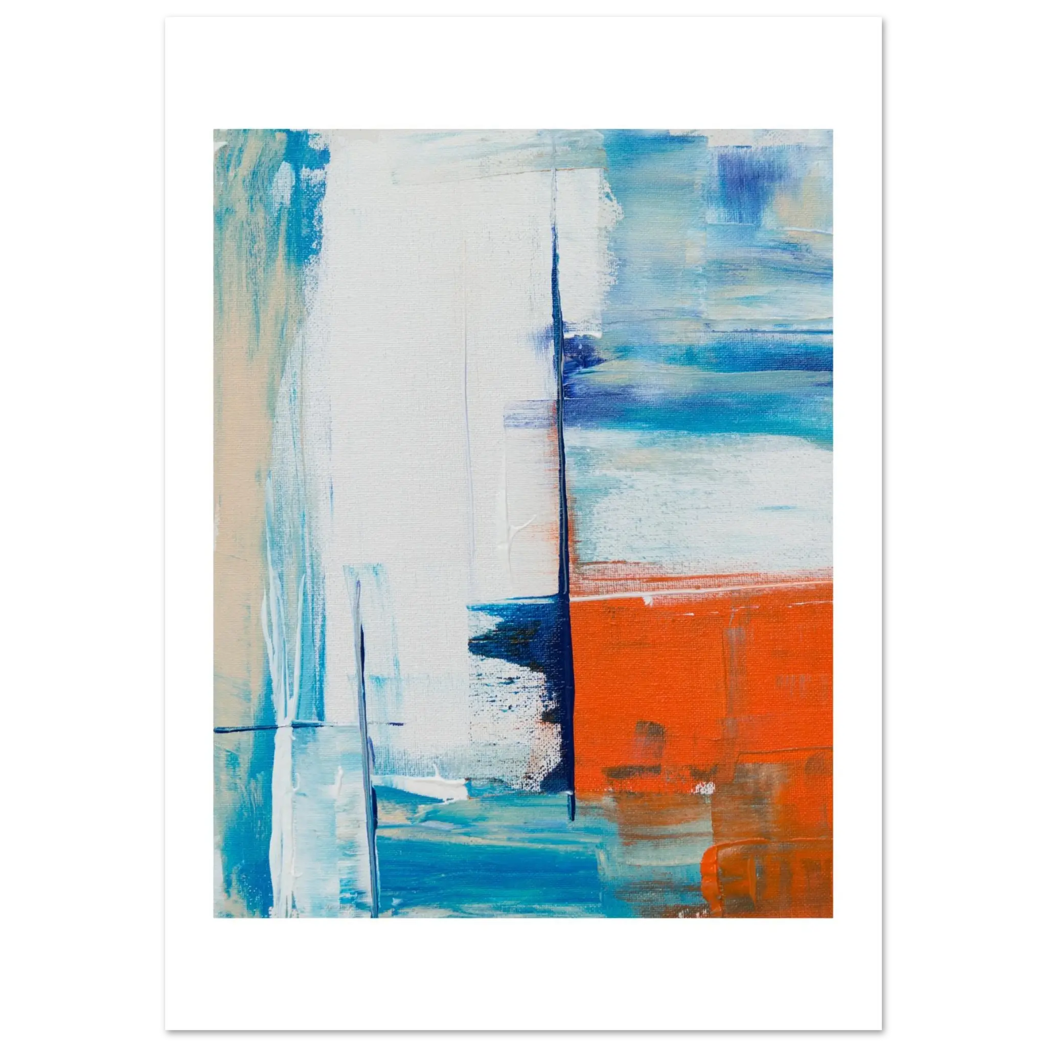 Abstract Sailing Poster Premium Semi-Glossy Paper Poster - Calda Design Studio