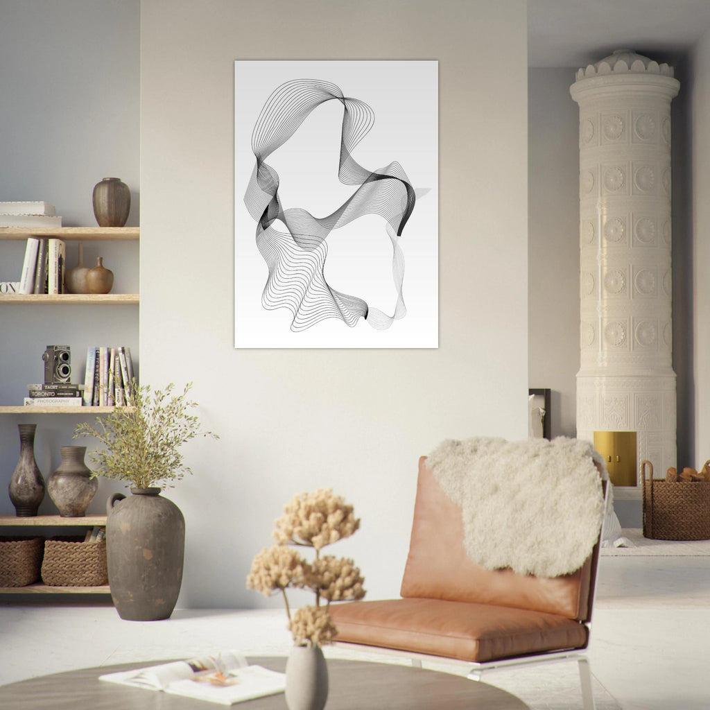 Woman with Scarf Poster - Calda Design Studio