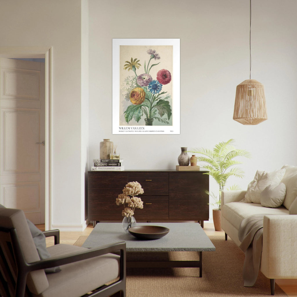 Boeket van Tulpen Poster - Calda Design Studio