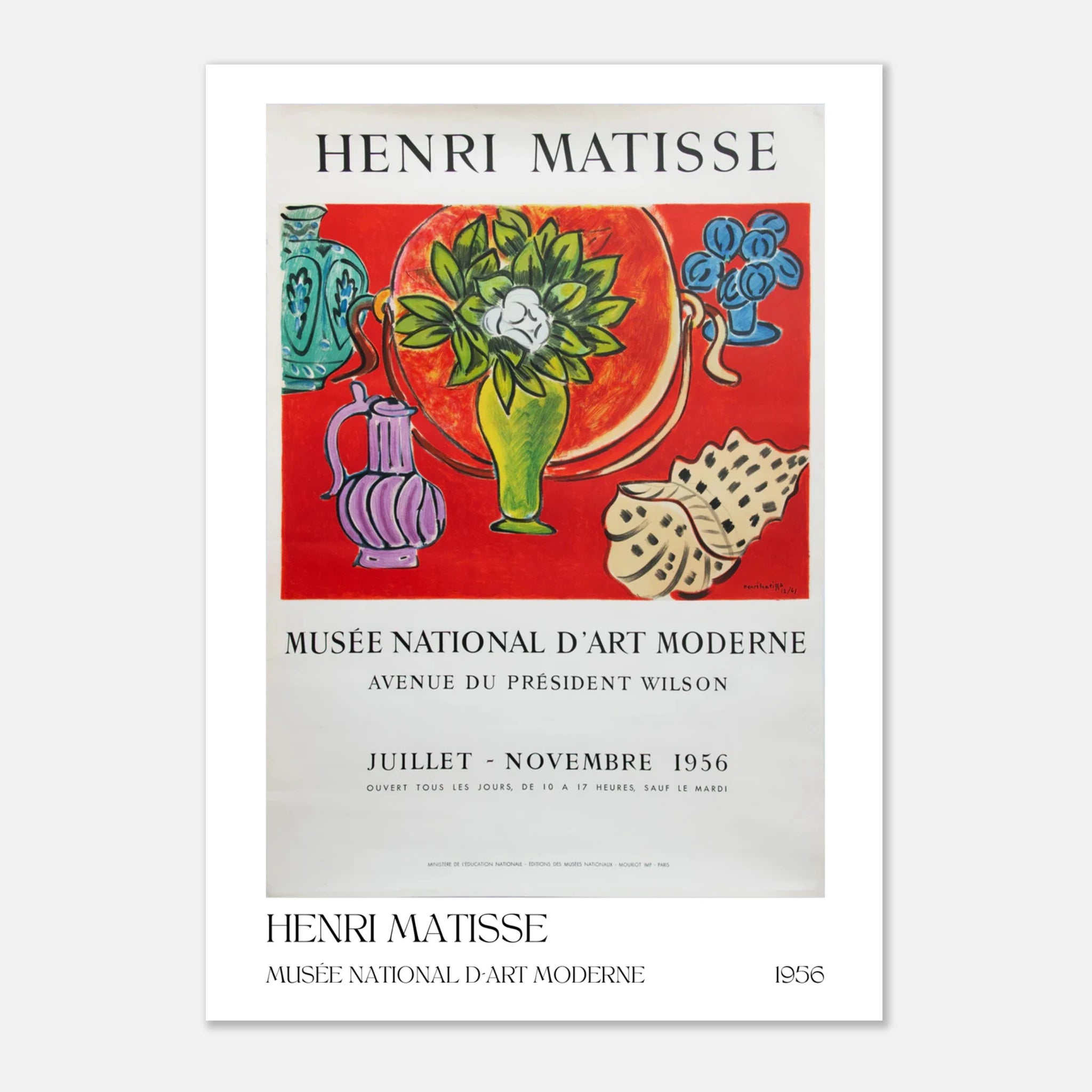 Musée National D´Art Moderne Poster - Calda Design Studio