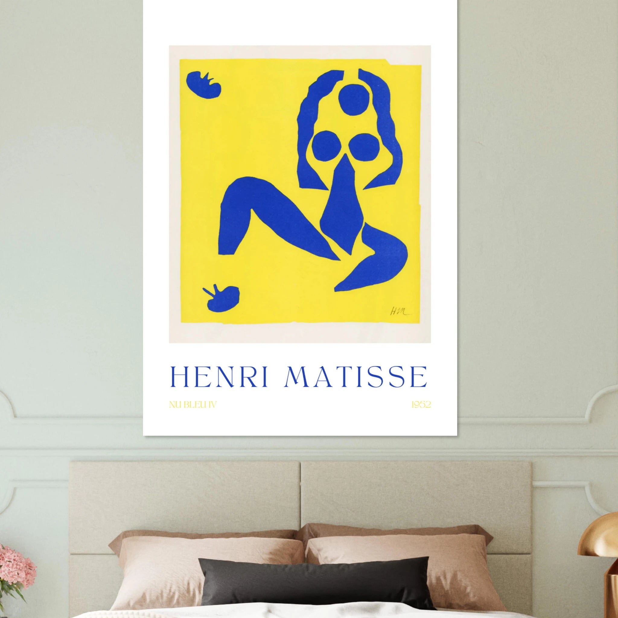 Nu bleu IV Poster - Calda Design Studio