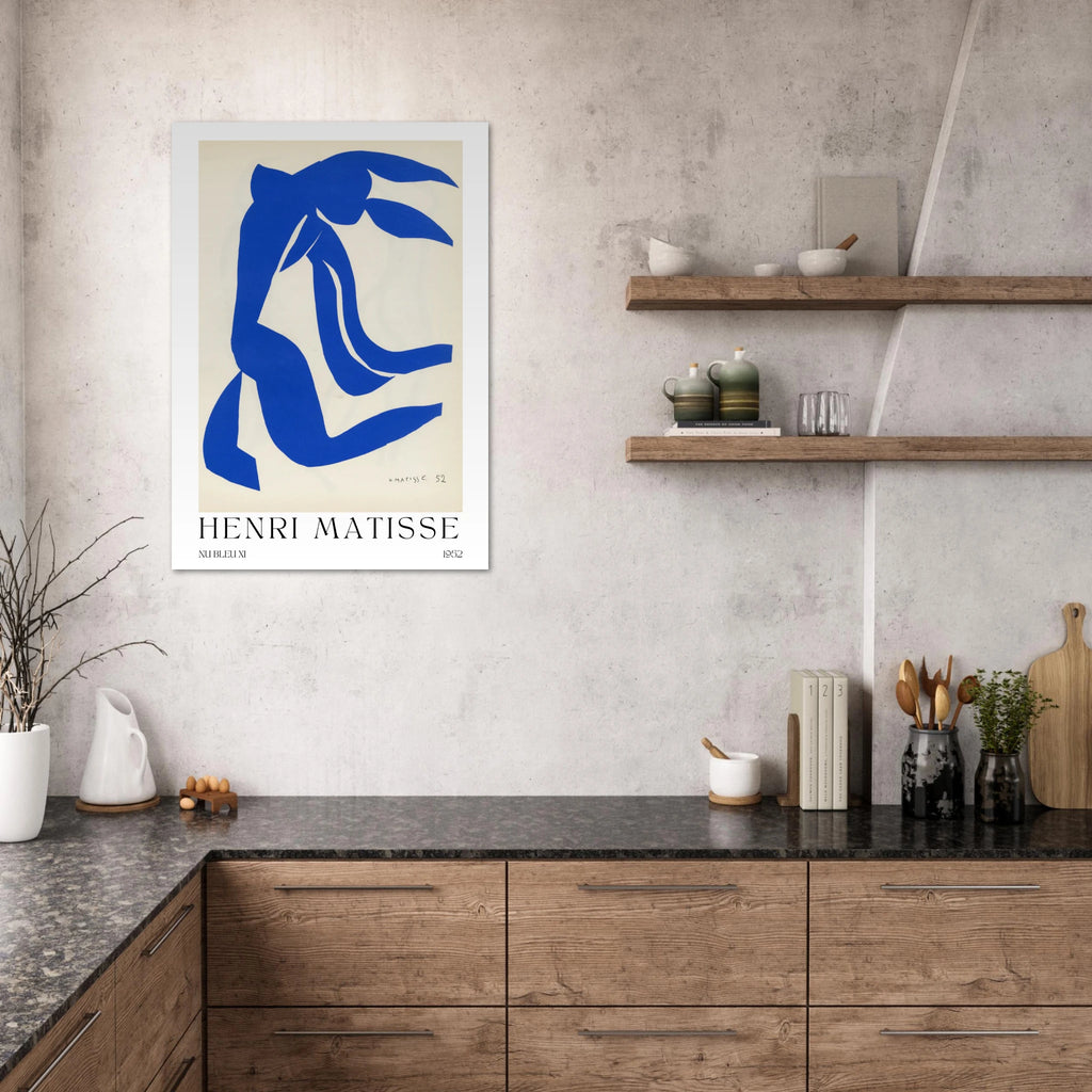 Nu bleu XI Poster - Calda Design Studio