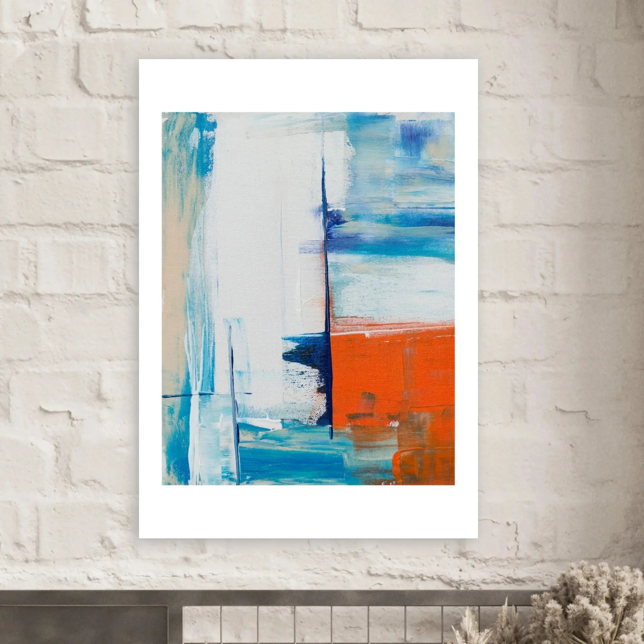 Abstract Sailing Poster Premium Semi-Glossy Paper Poster - Calda Design Studio