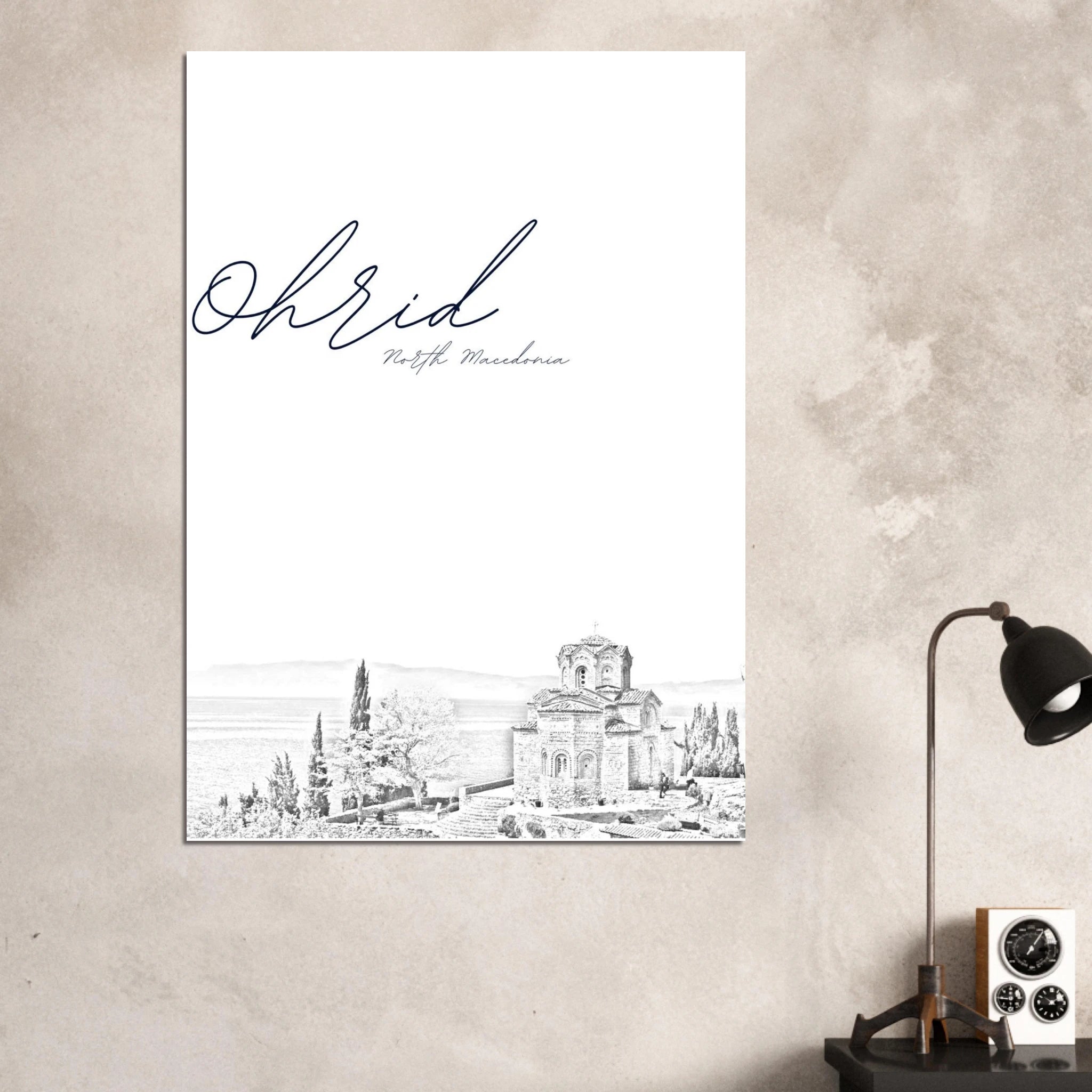 Ohrid Poster - Calda Design Studio