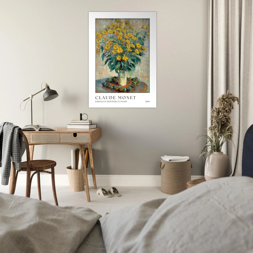 Jerusalem artichoke flowers Poster - Calda Design Studio