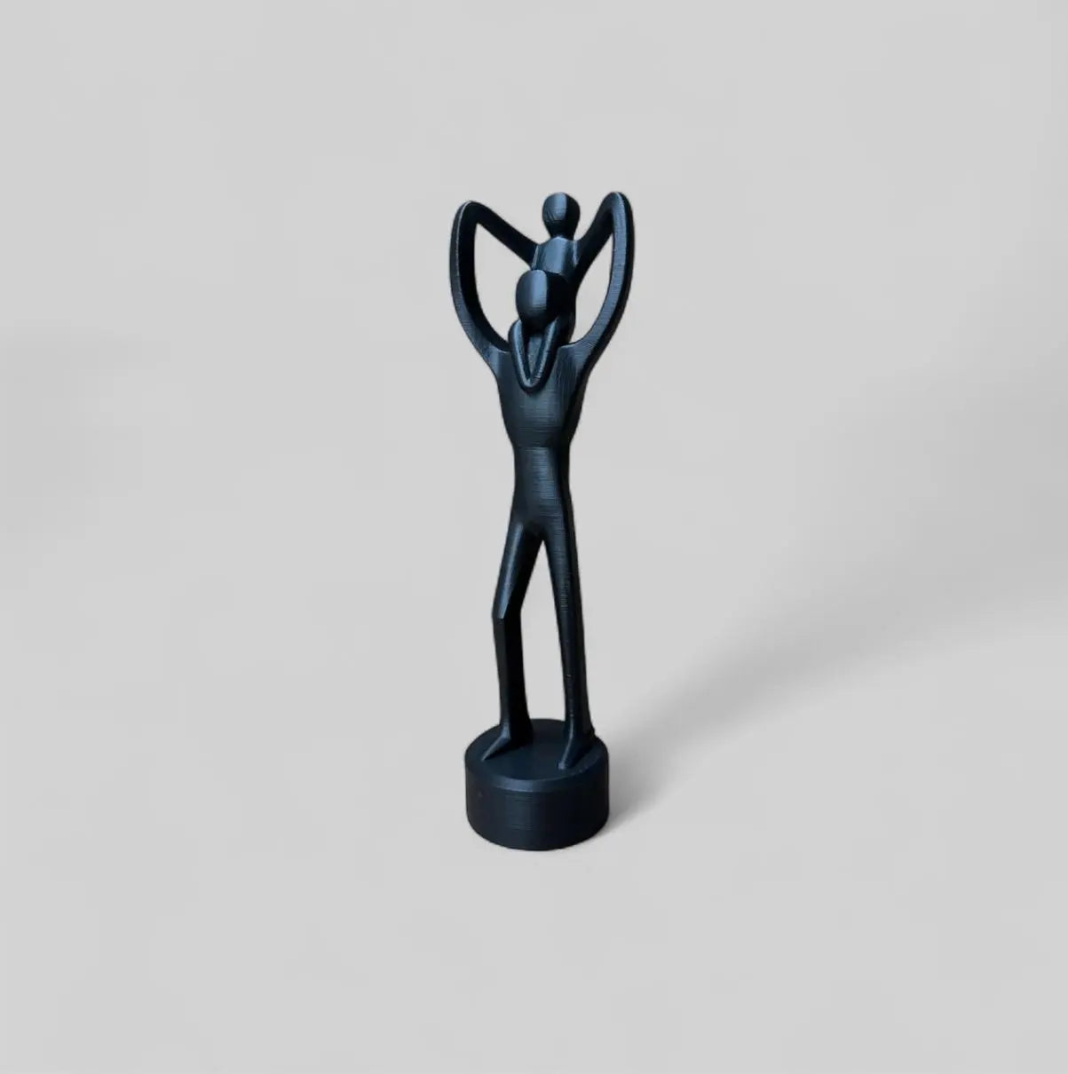 Dad and Child Sculpture - Calda Design Studio