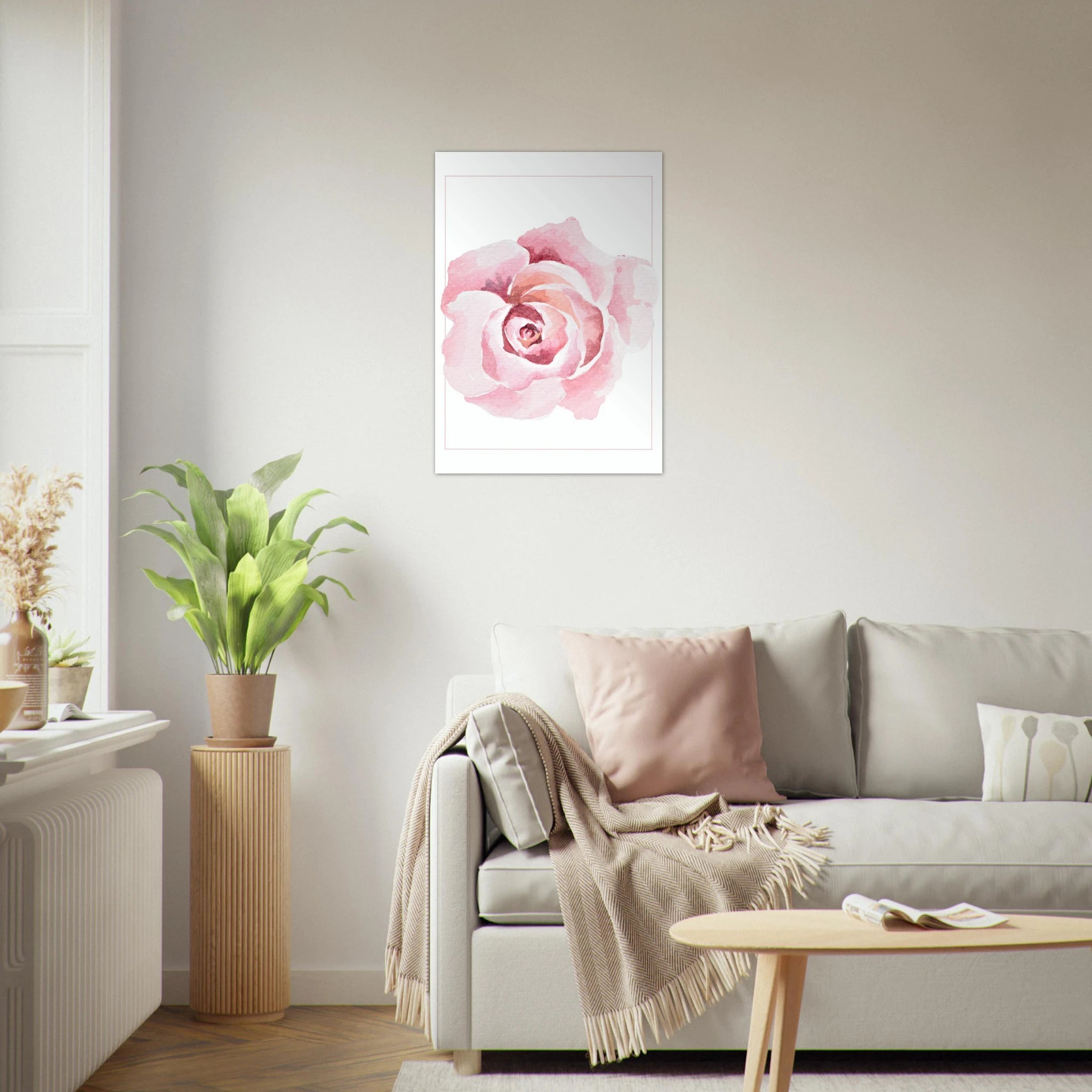 Abstract Rose Poster - Calda Design Studio