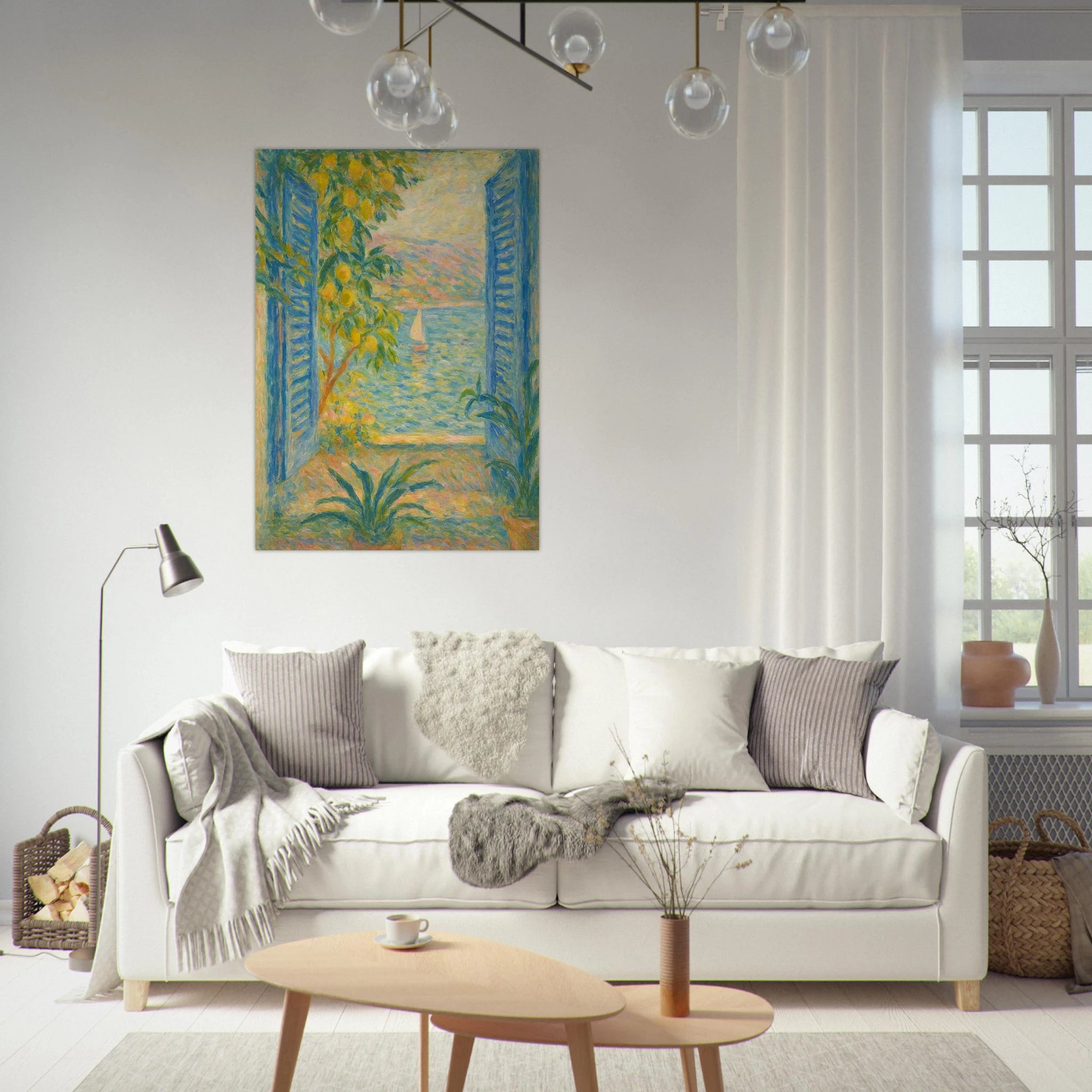 Mediterranean Seascape Poster - Calda Design Studio
