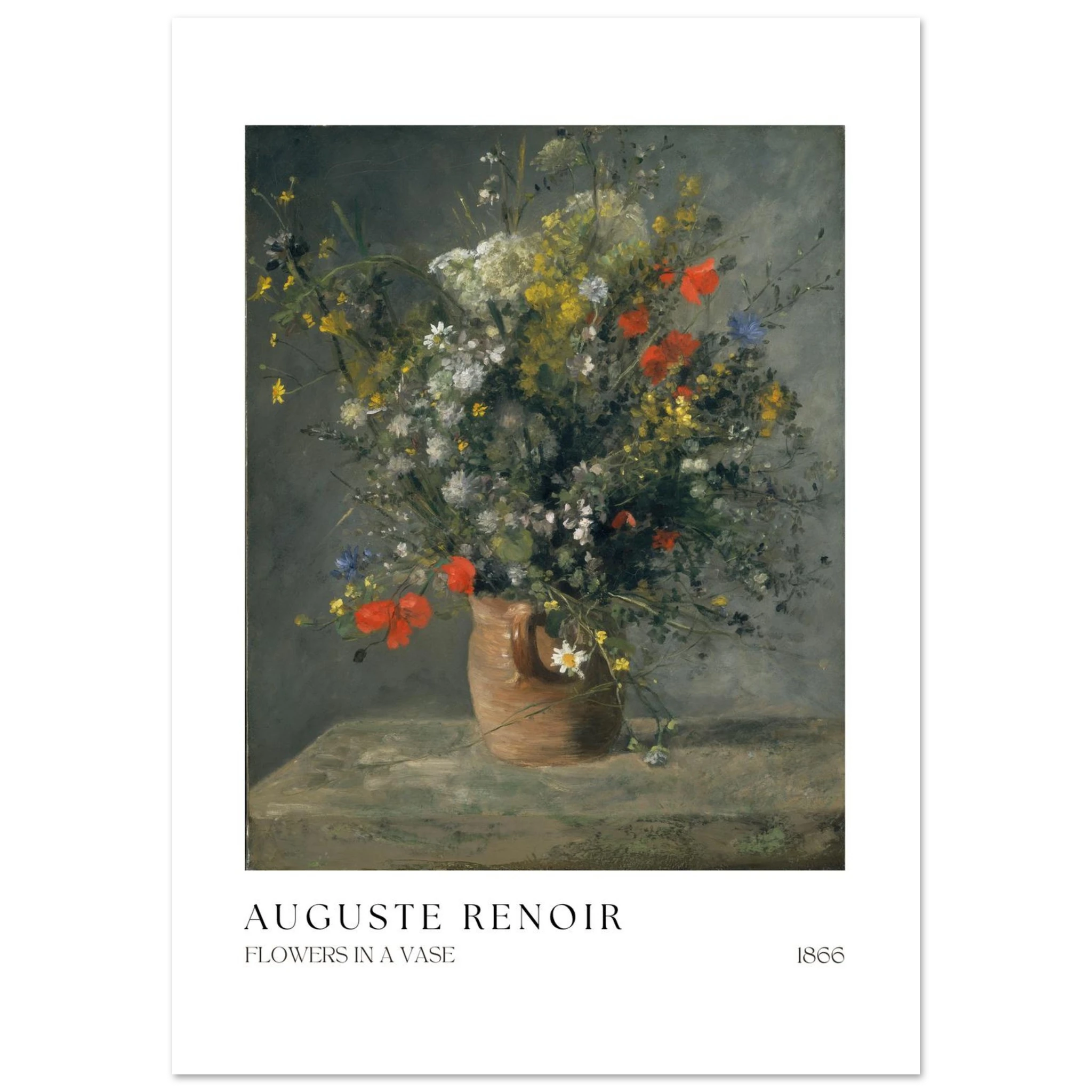 Flower in a vase Poster - Calda Design Studio