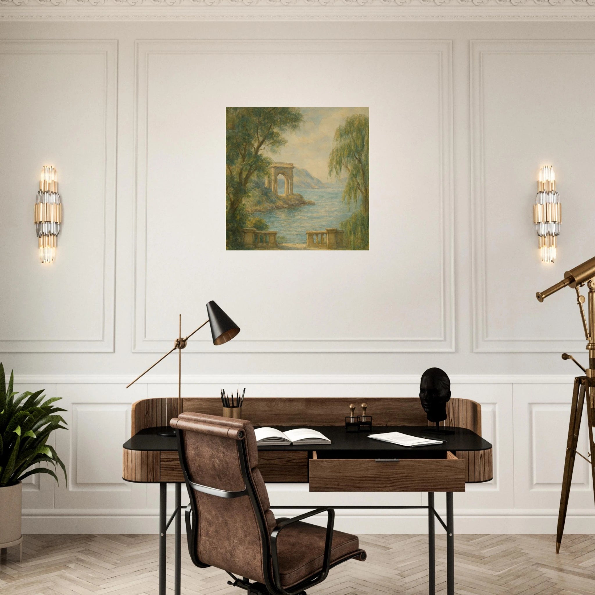 Costal Archway and Serenity Poster - Calda Design Studio
