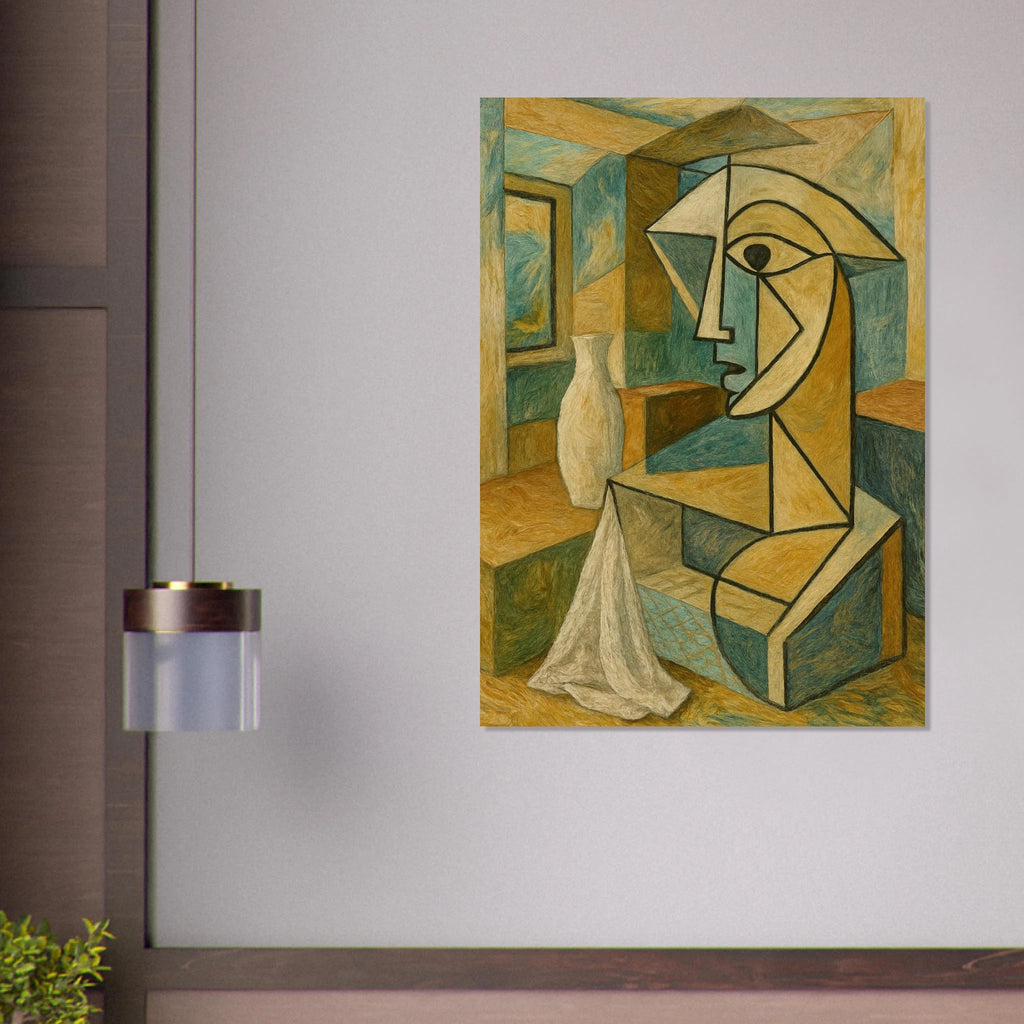 Abstract Geometric Expression Poster - Calda Design Studio