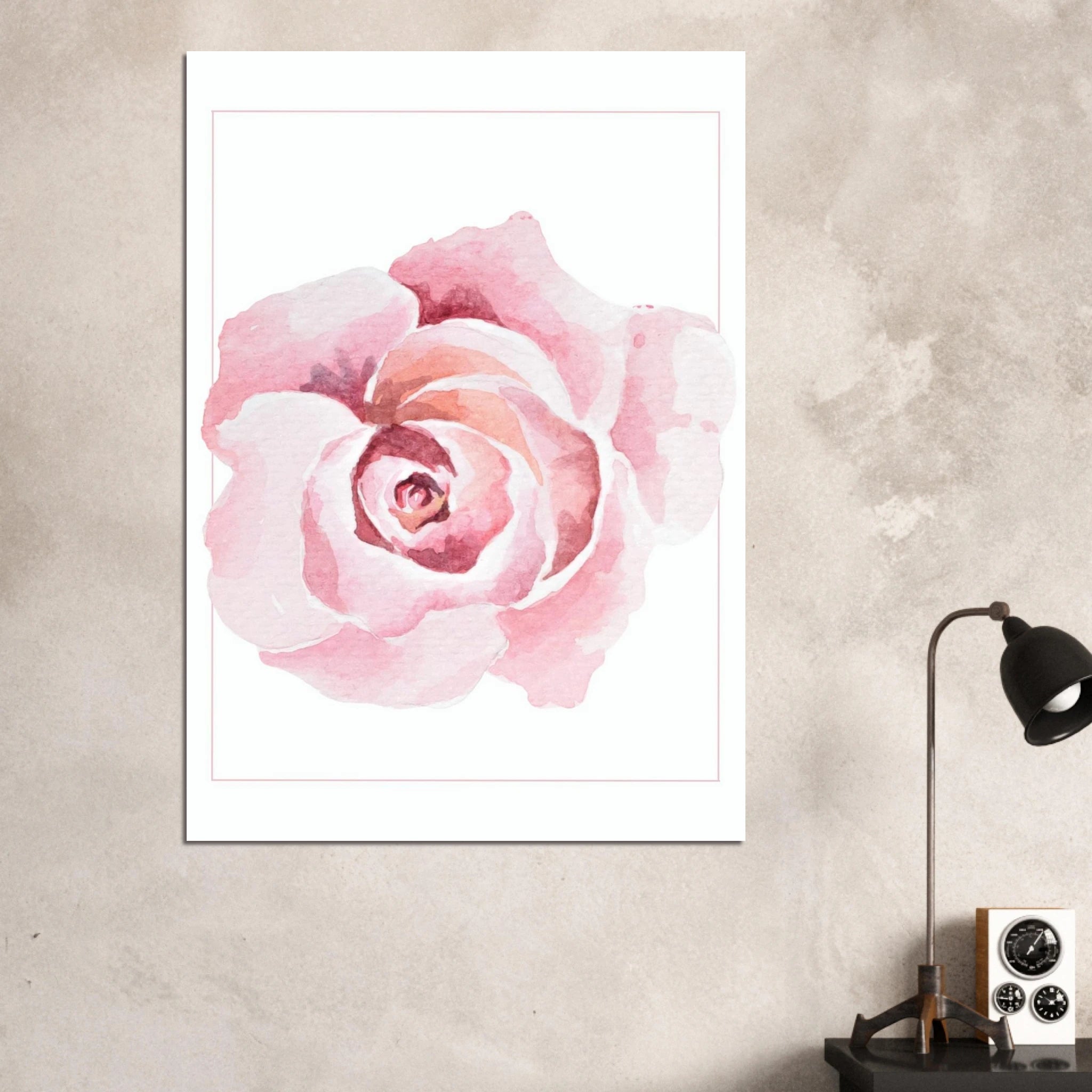 Abstract Rose Poster - Calda Design Studio