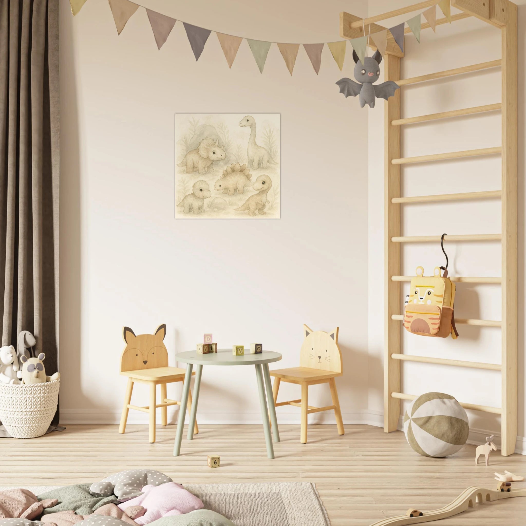 Dinosaur Friends Poster - Calda Design Studio